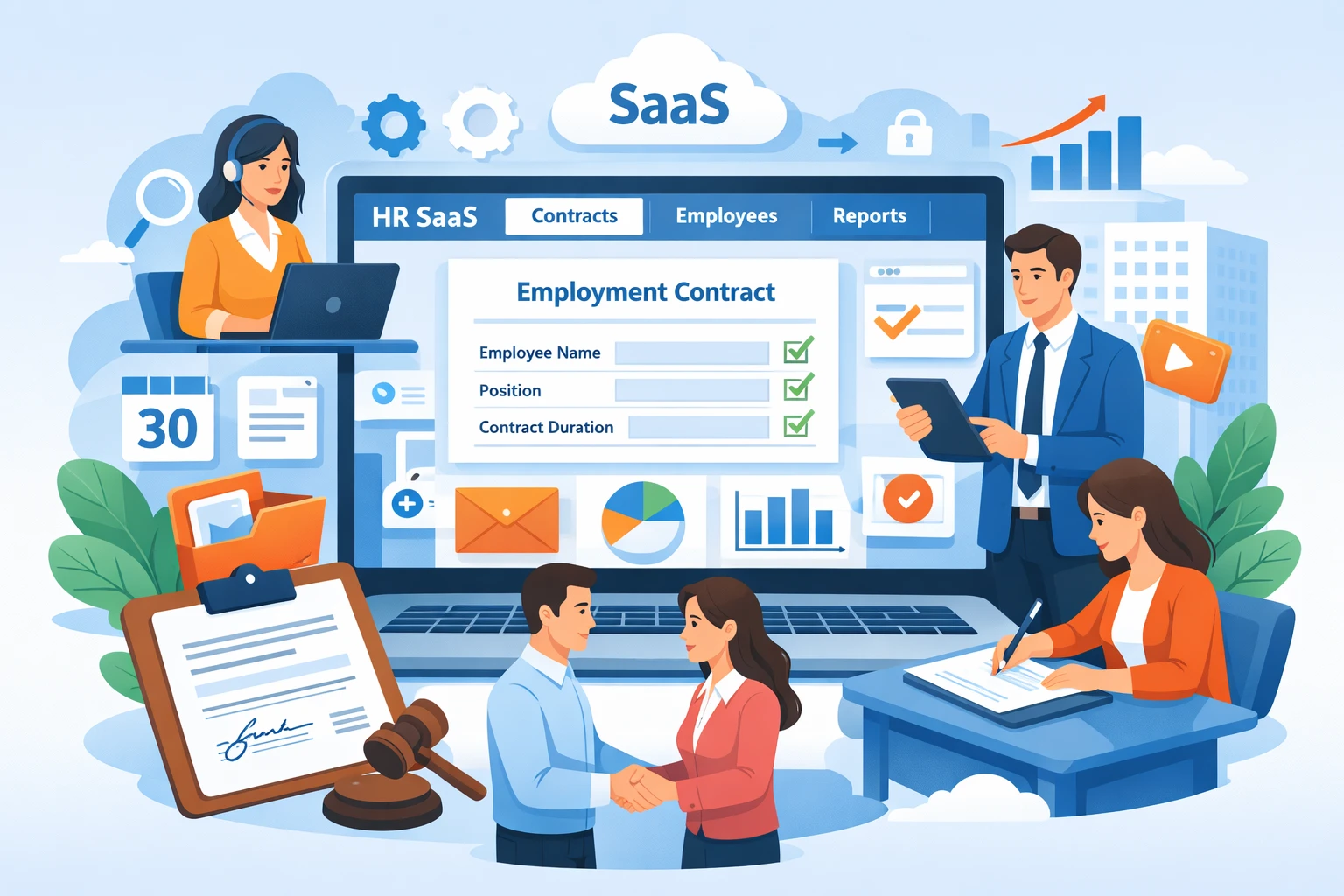 中小企业人事系统与人力资源SaaS：优化人力资源管理系统中的劳动合同管理