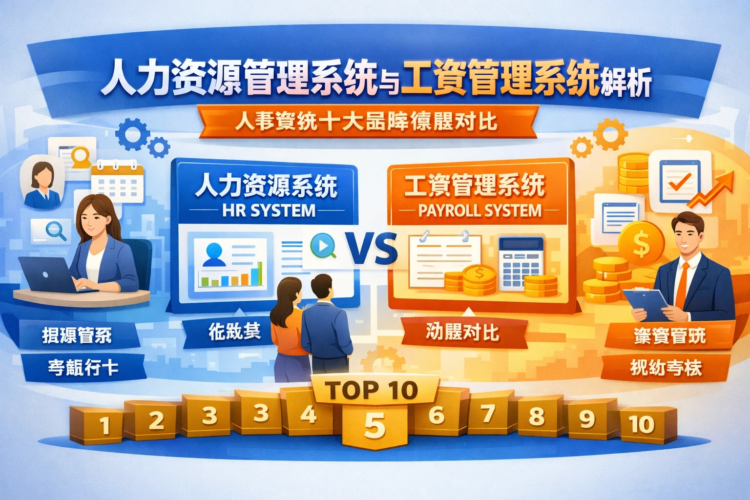 人力资源管理系统与工资管理系统解析：人事系统十大品牌深度对比