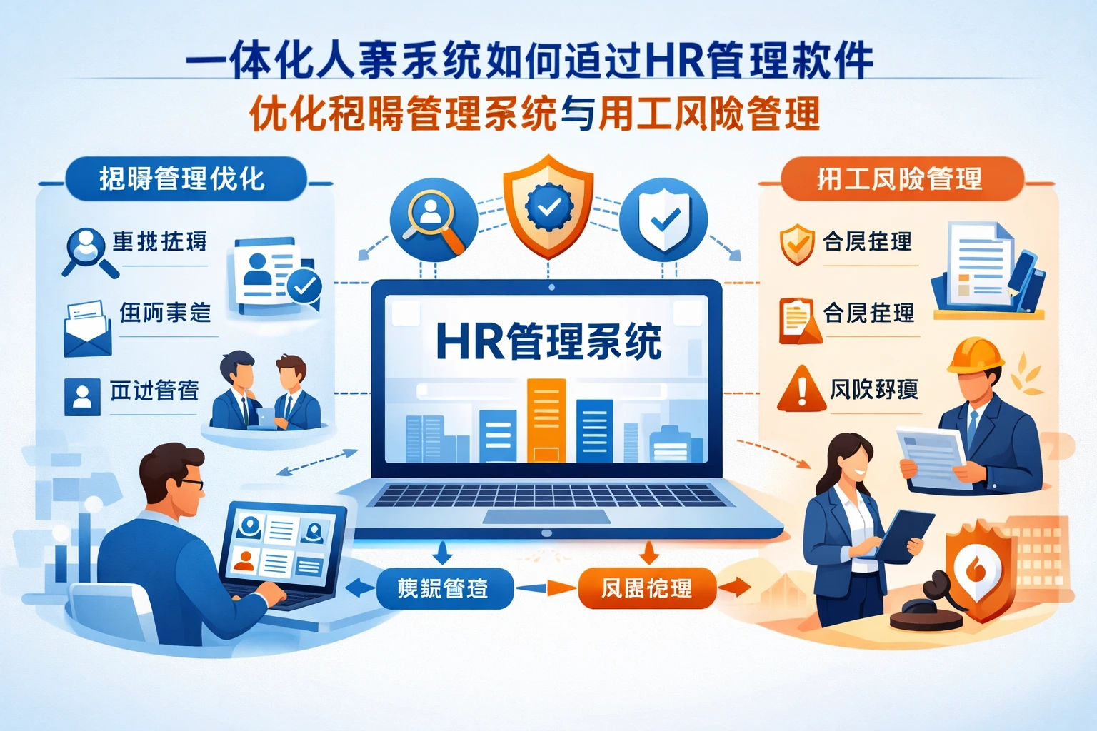 一体化人事系统如何通过HR管理软件优化招聘管理系统与用工风险管理