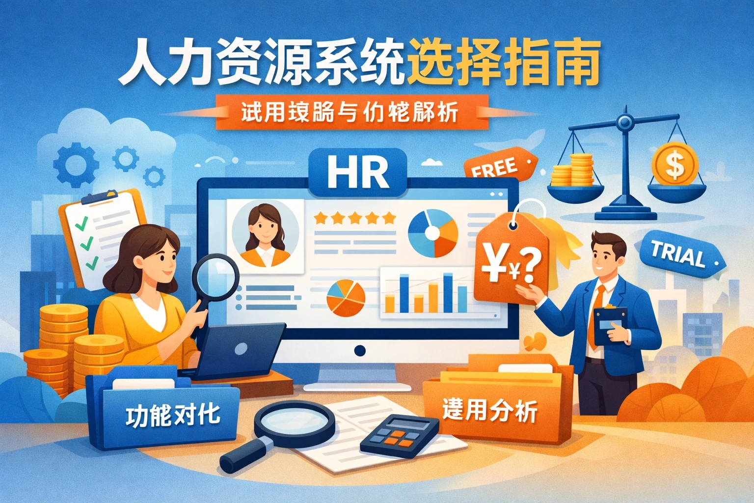 人力资源系统选择指南：试用策略与价格解析