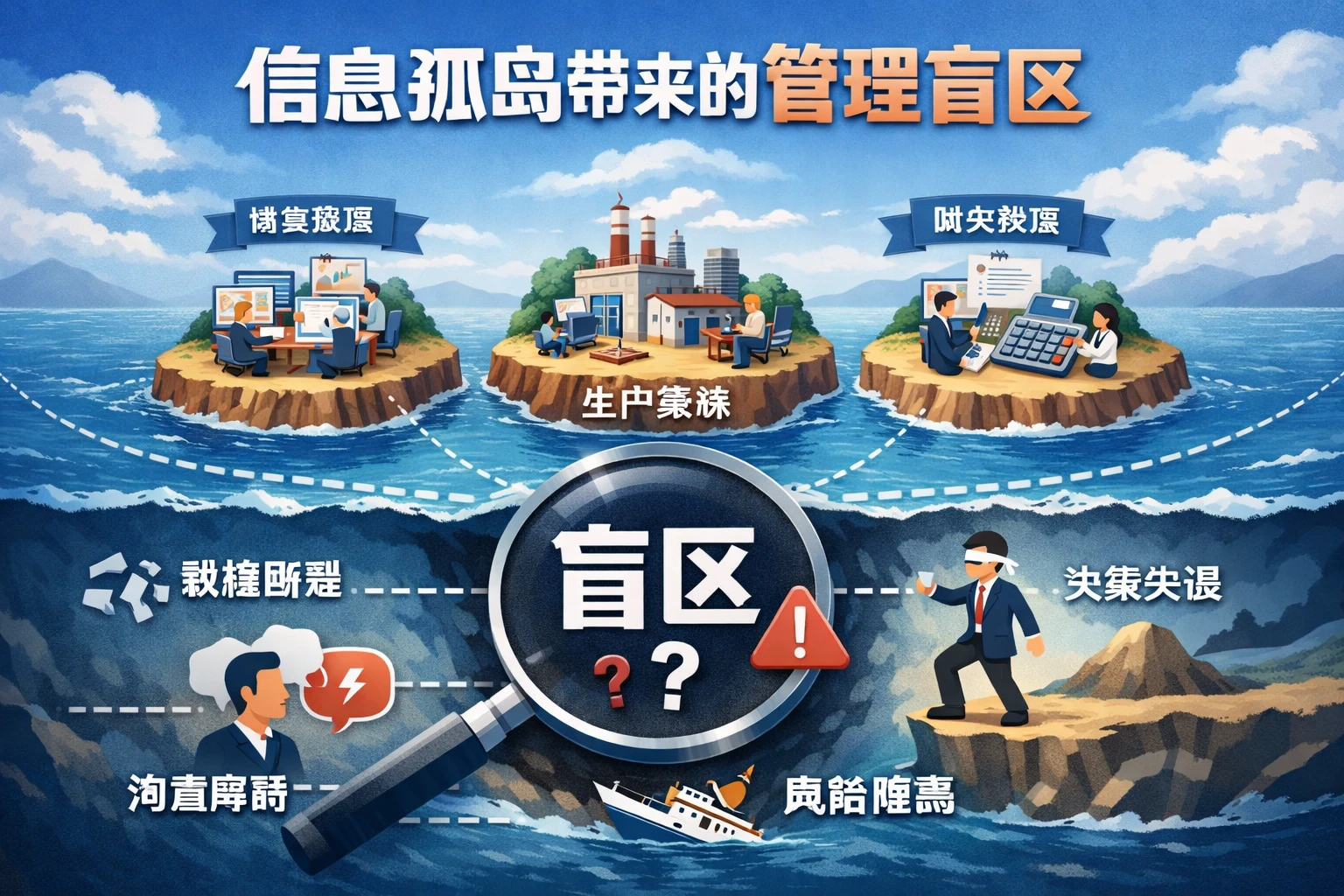 信息孤岛带来的管理盲区