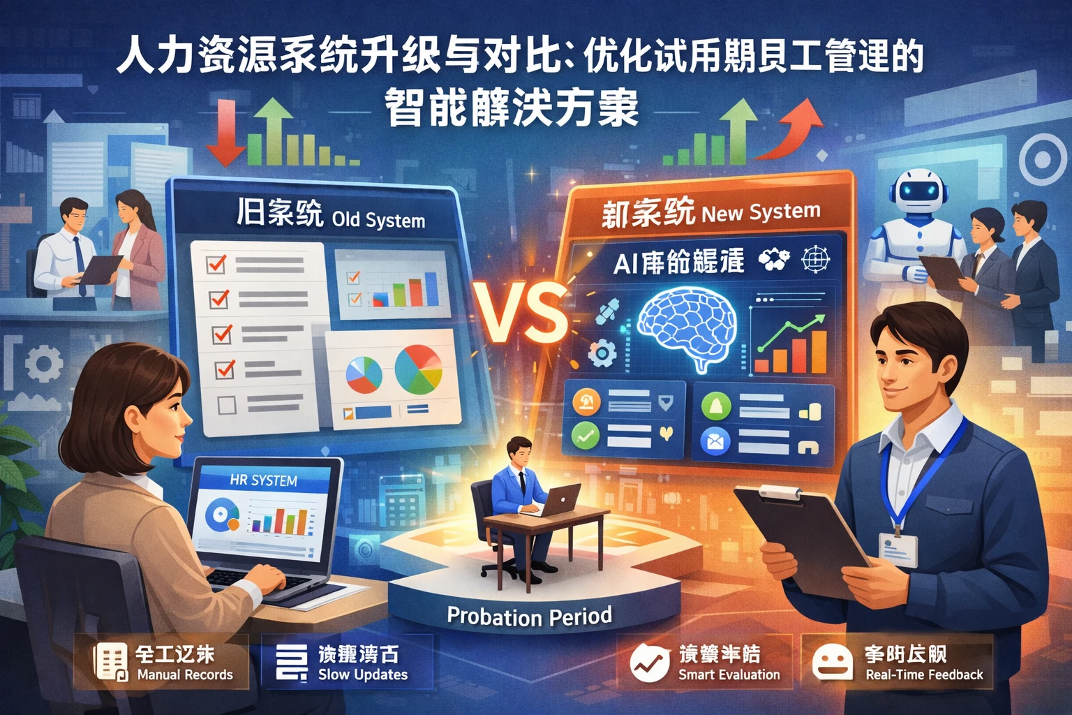 人力资源系统升级与对比：优化试用期员工管理的智能解决方案