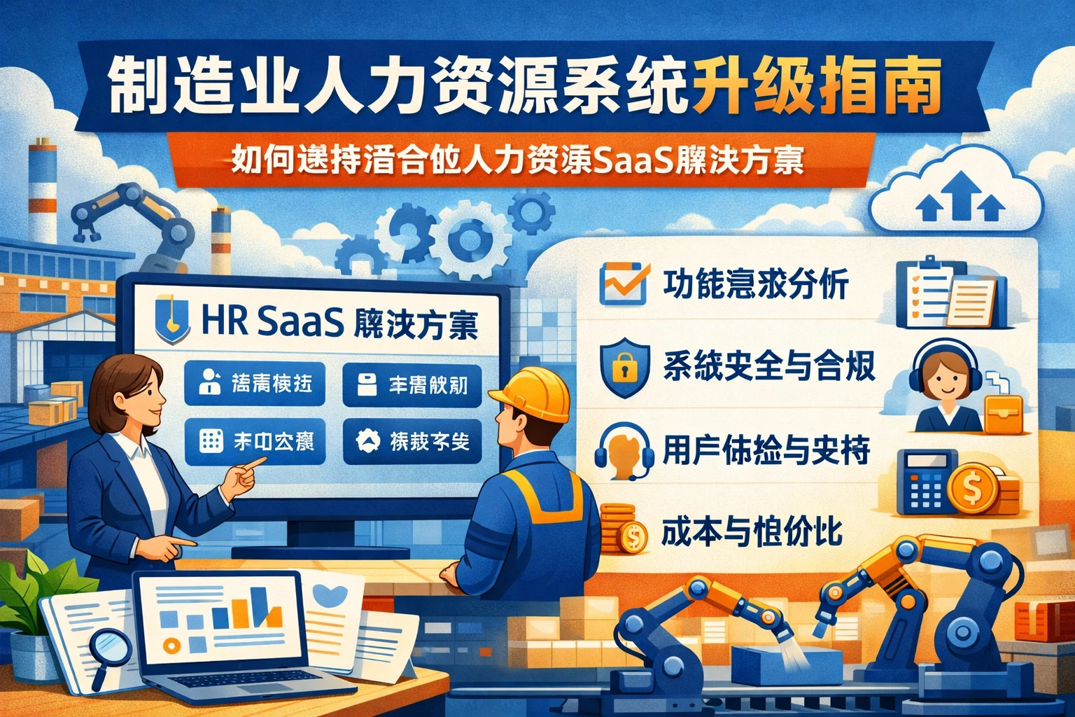 制造业人力资源系统升级指南：如何选择适合的人力资源SaaS解决方案