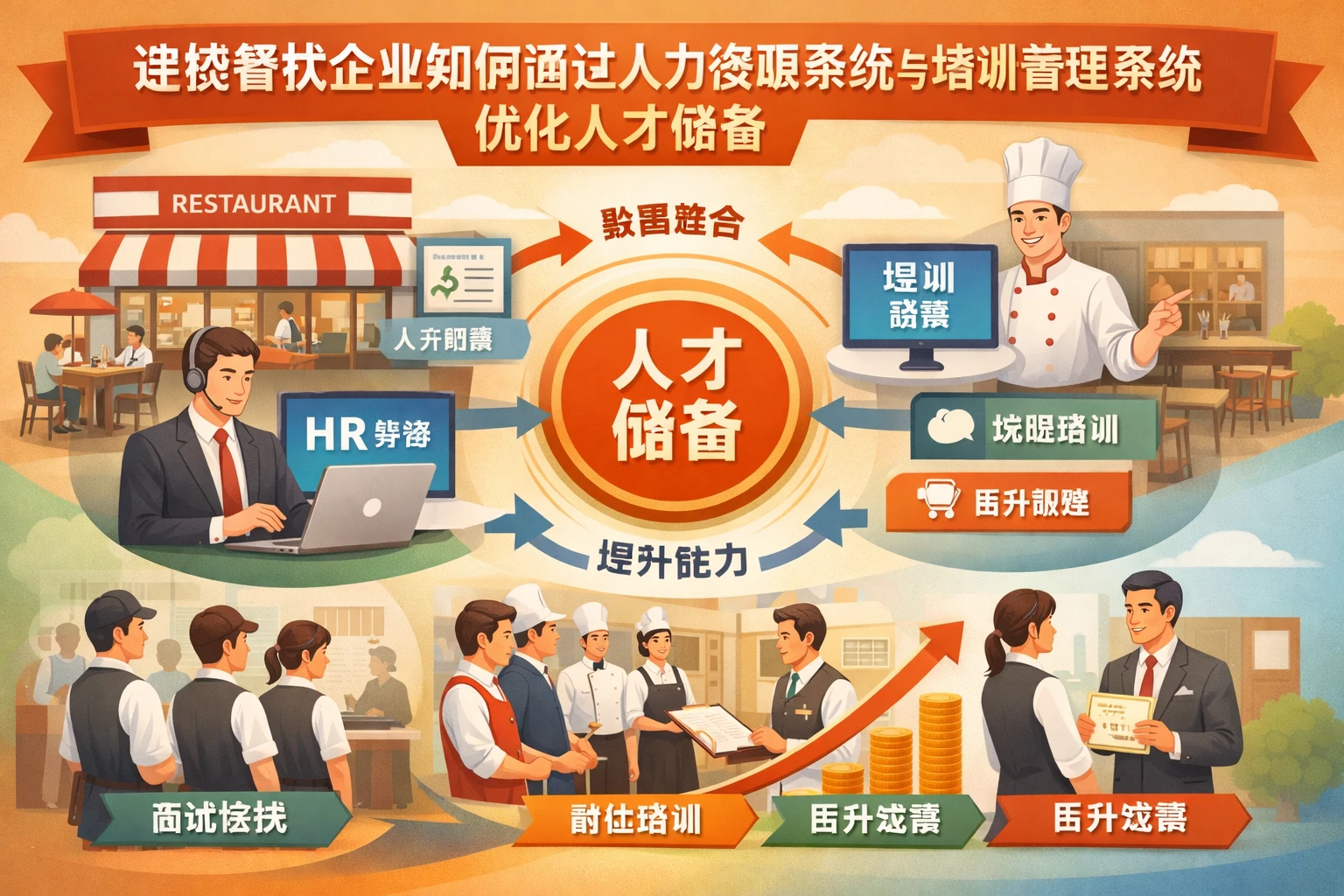 连锁餐饮企业如何通过人力资源系统与培训管理系统优化人才储备