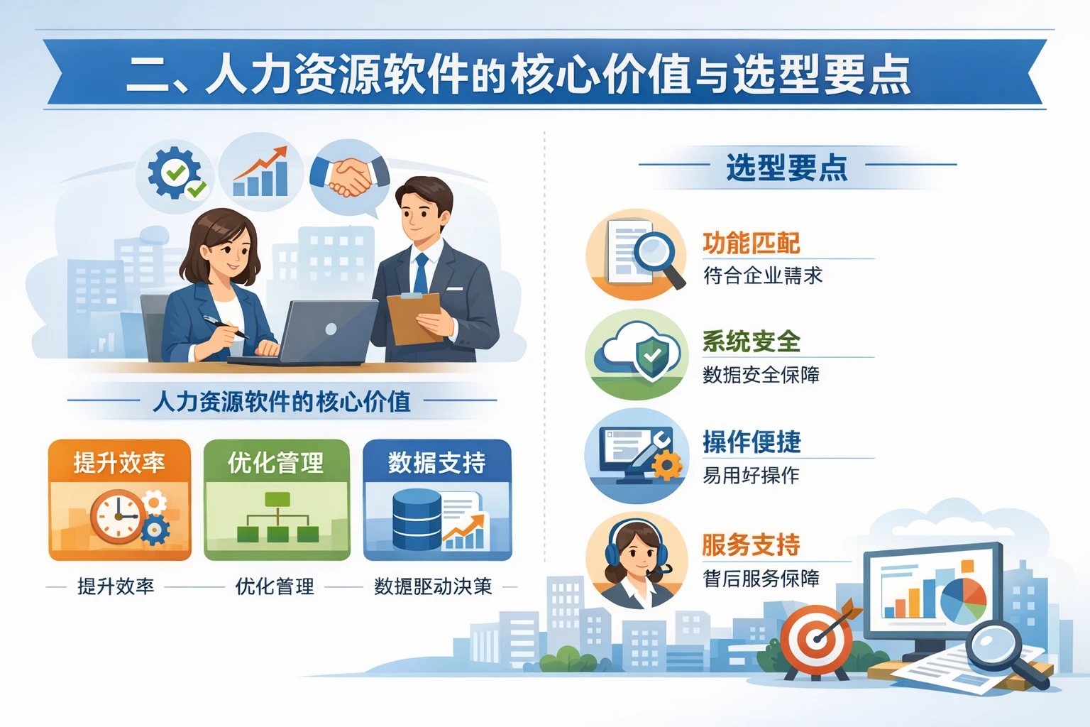 二、人力资源软件的核心价值与选型要点