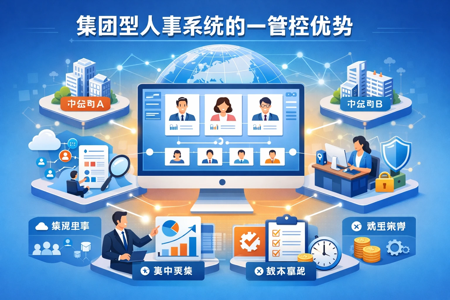 集团型人事系统的统一管控优势