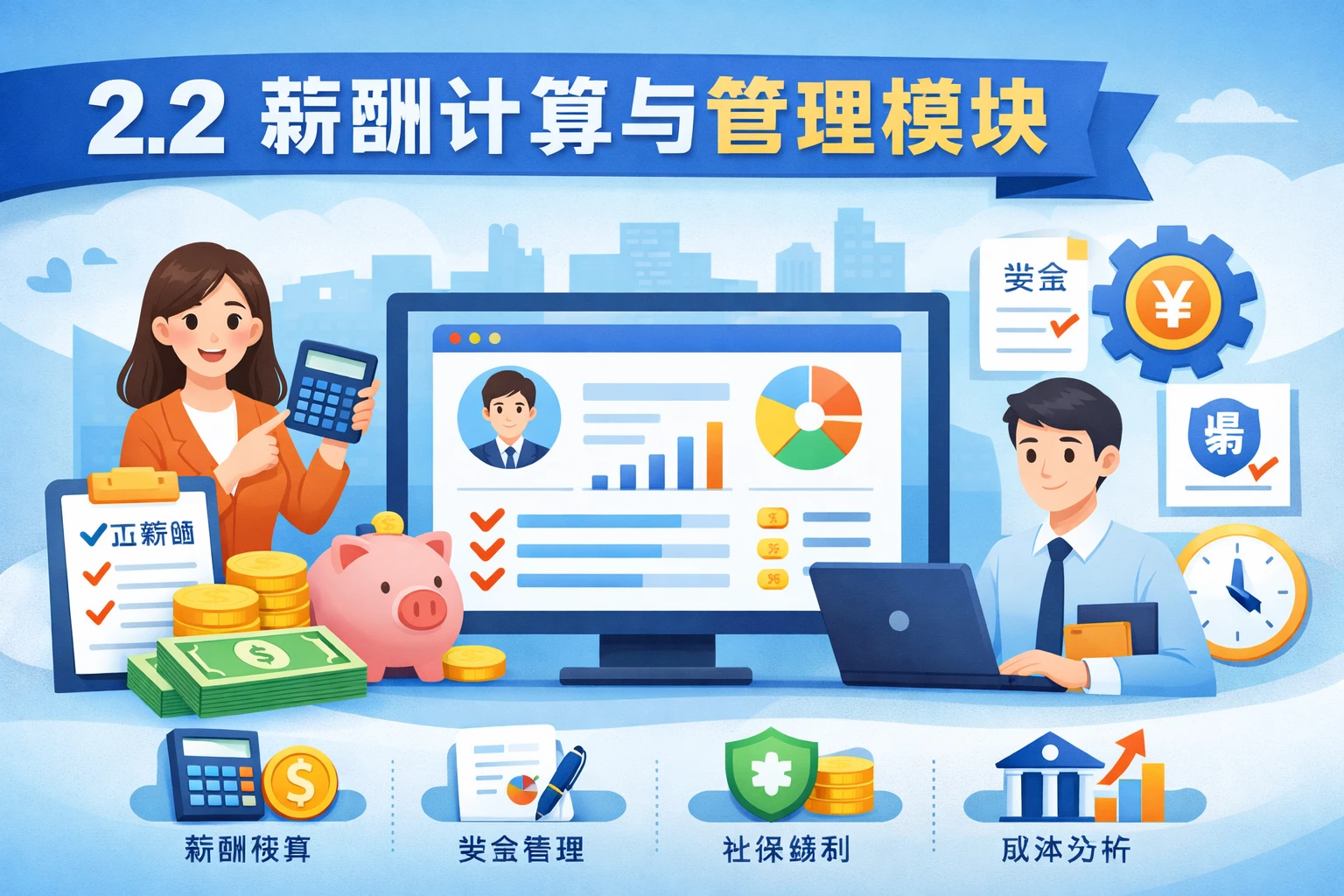 2.2 薪酬计算与管理模块