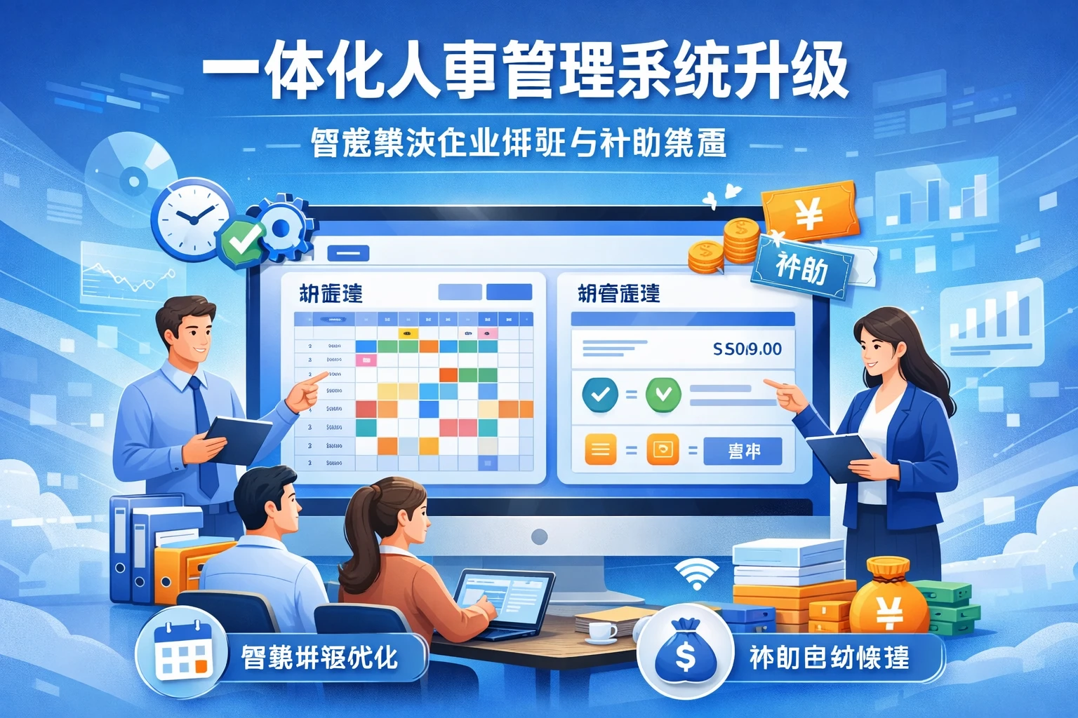 一体化人事管理系统升级：智能解决企业排班与补助难题