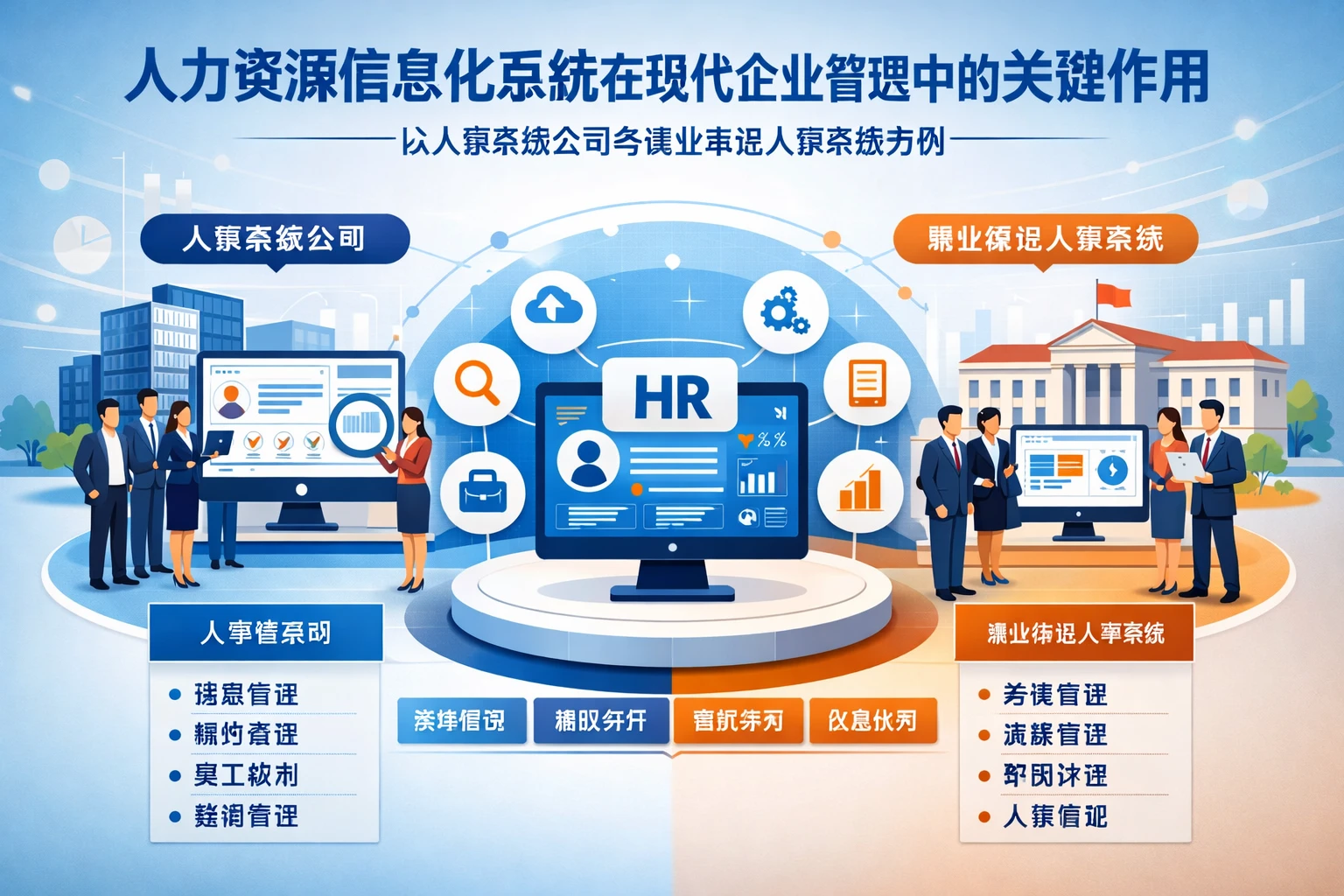人力资源信息化系统在现代企业管理中的关键作用——以人事系统公司与事业单位人事系统为例