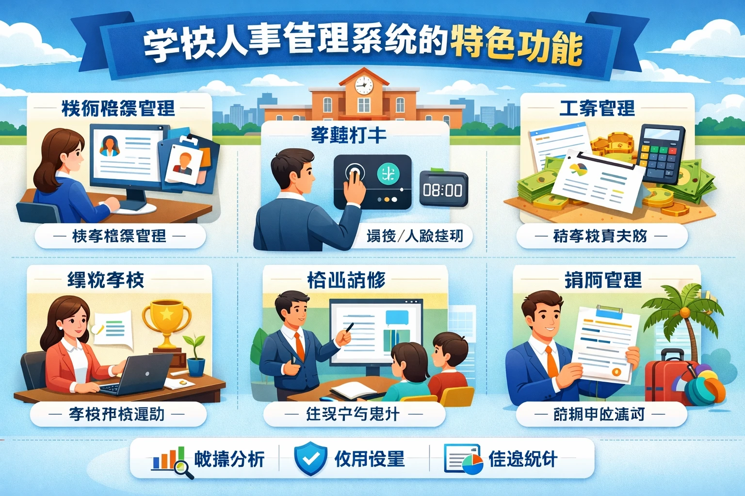 学校人事管理系统的特色功能