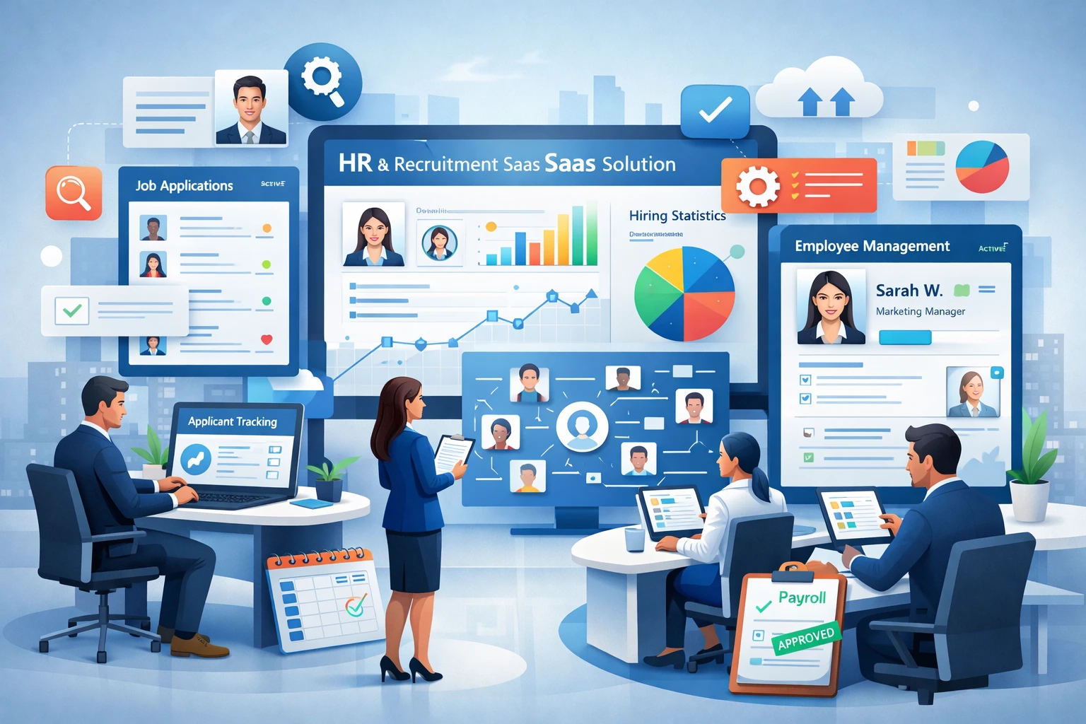 现代企业HR管理软件、招聘管理软件与人事管理SaaS一体化解决方案