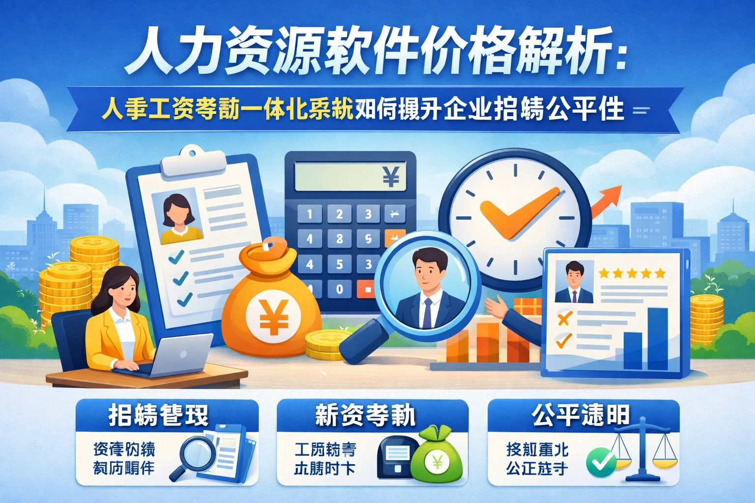 人力资源软件价格解析:人事工资考勤一体化系统如何提升企业招聘公平性