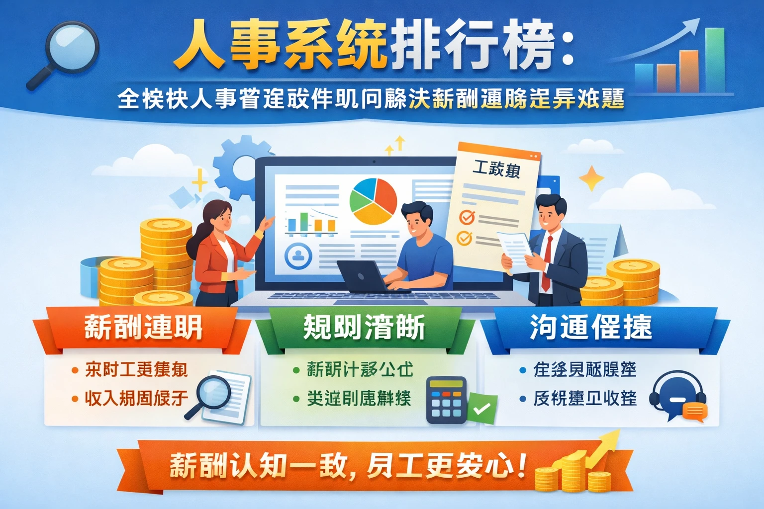 人事系统排行榜：全模块人事管理软件如何解决薪酬理解差异难题