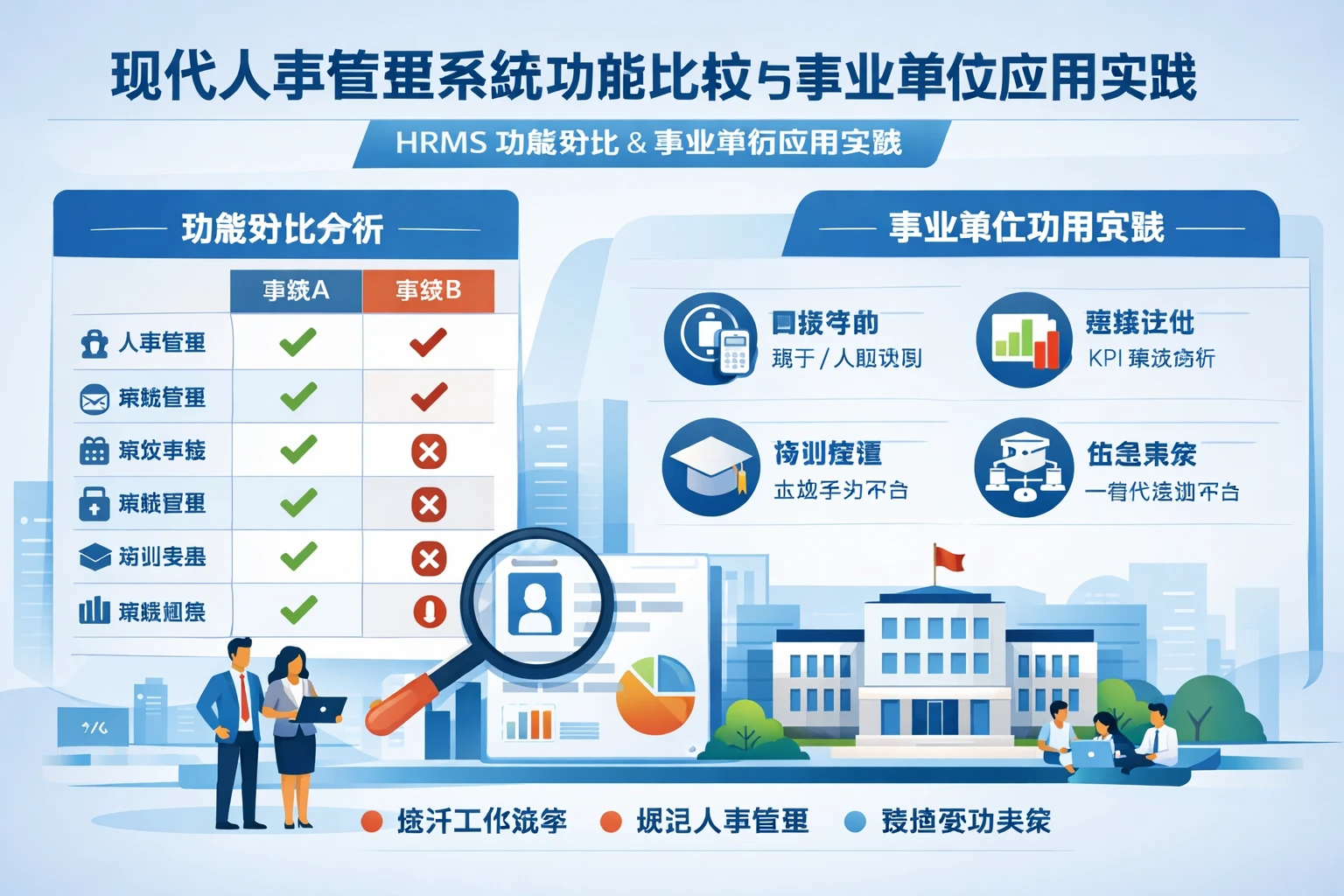 现代人事管理系统功能比较与事业单位应用实践