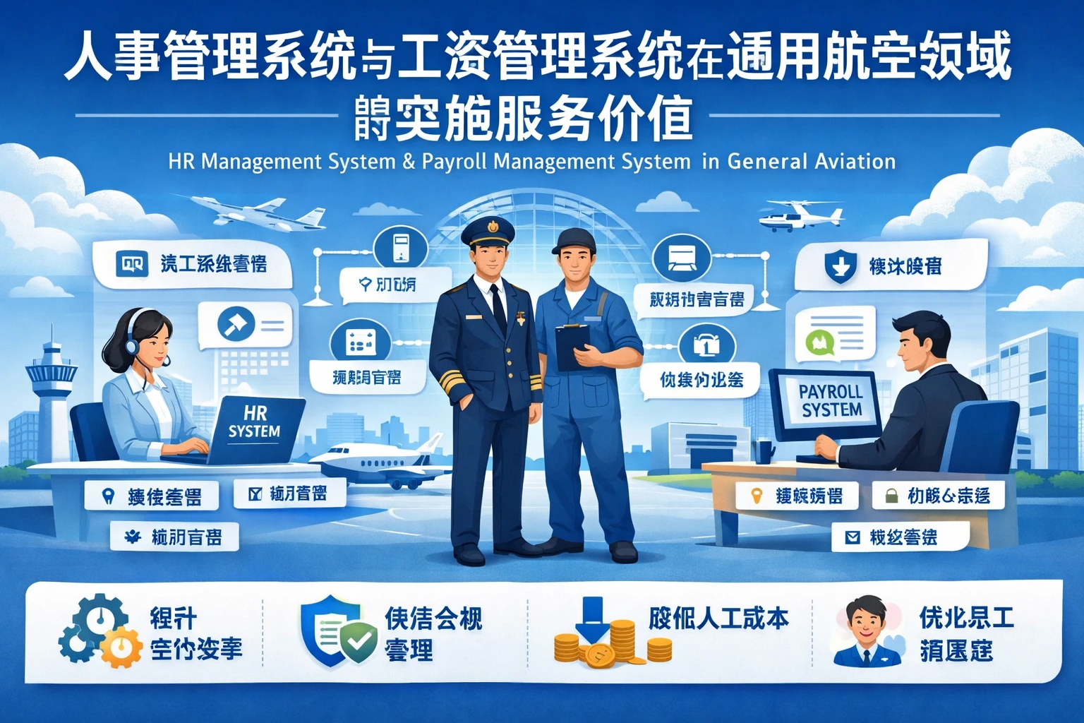 人事管理系统与工资管理系统在通用航空领域的实施服务价值