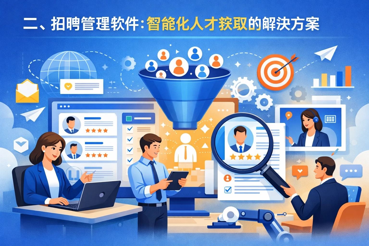 二、招聘管理软件：智能化人才获取的解决方案
