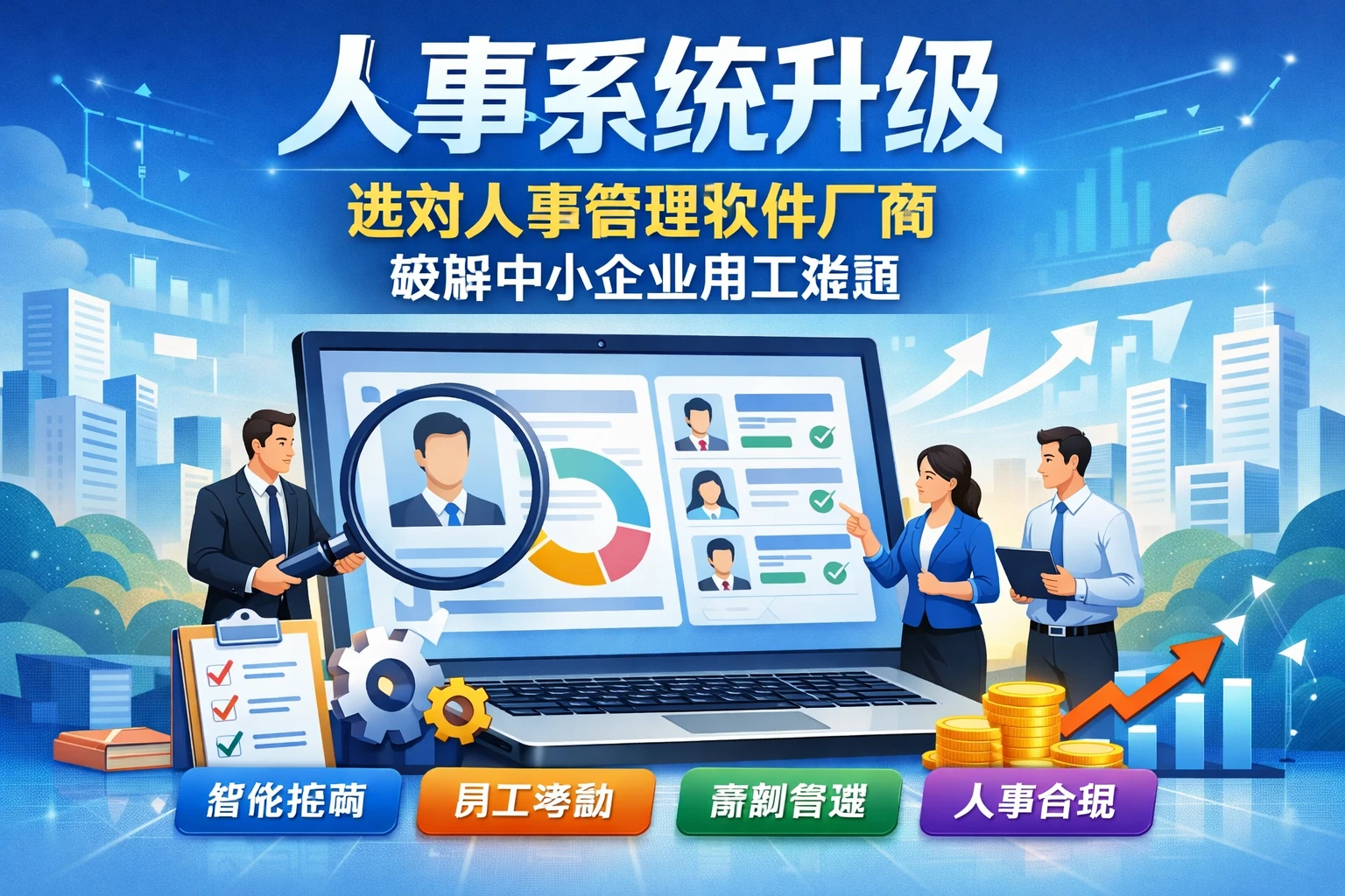 人事系统升级：选对人事管理软件厂商，破解中小企业用工难题