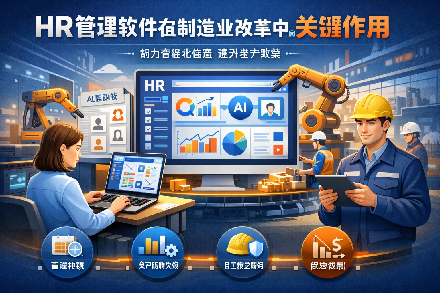 HR管理软件在制造业改革中的关键作用