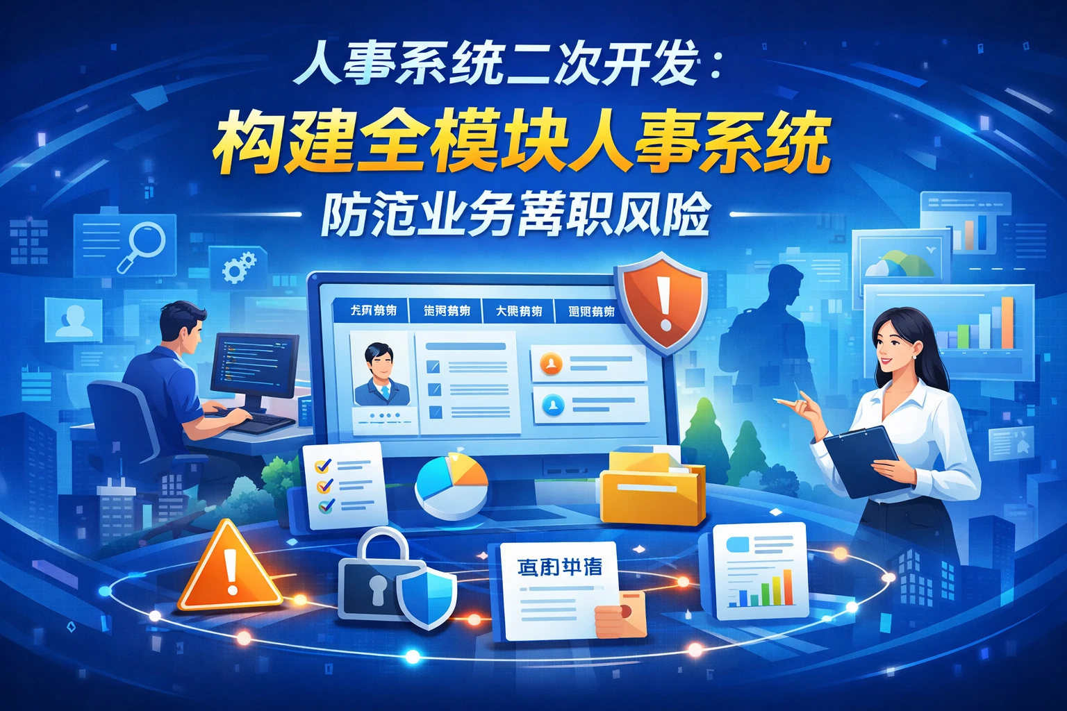 人事系统二次开发：构建全模块人事系统防范业务离职风险