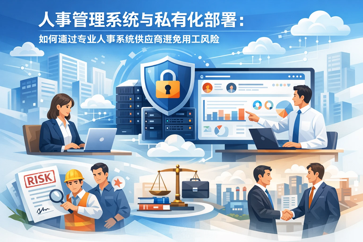 人事管理系统与私有化部署：如何通过专业人事系统供应商避免用工风险