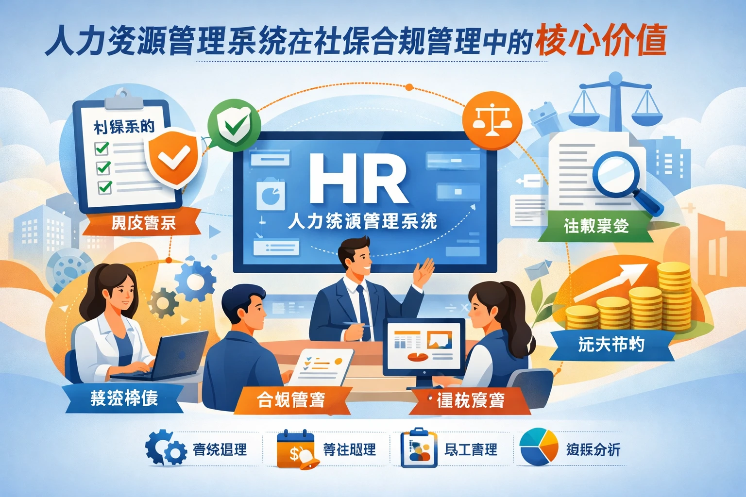 人力资源管理系统在社保合规管理中的核心价值