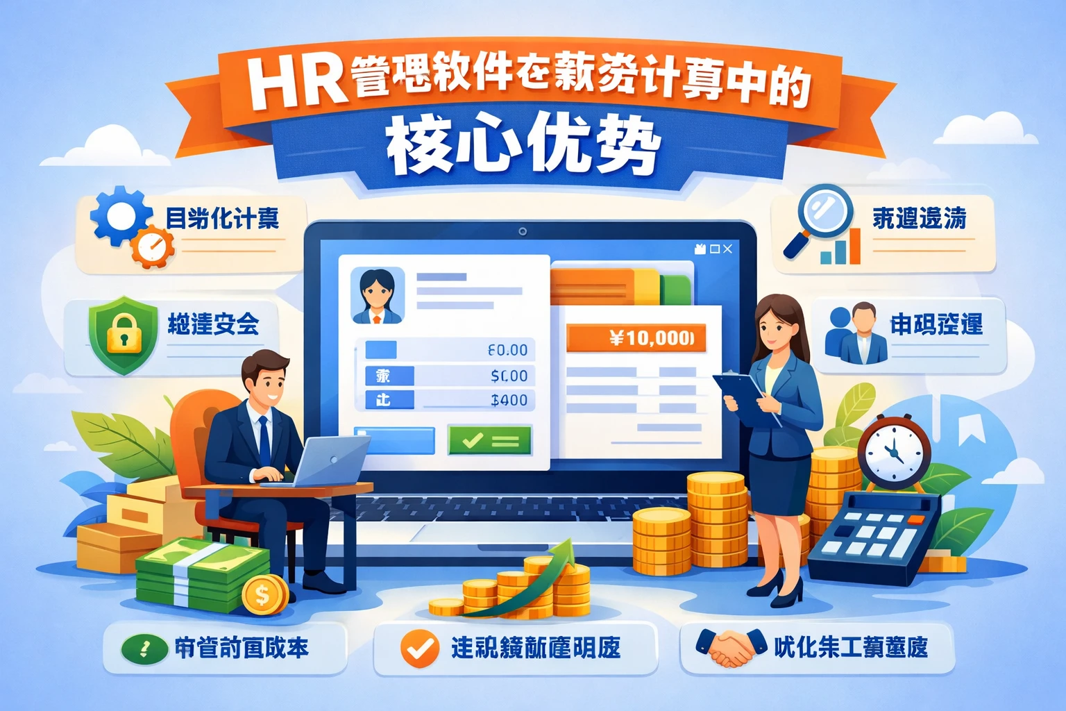 HR管理软件在薪资计算中的核心优势