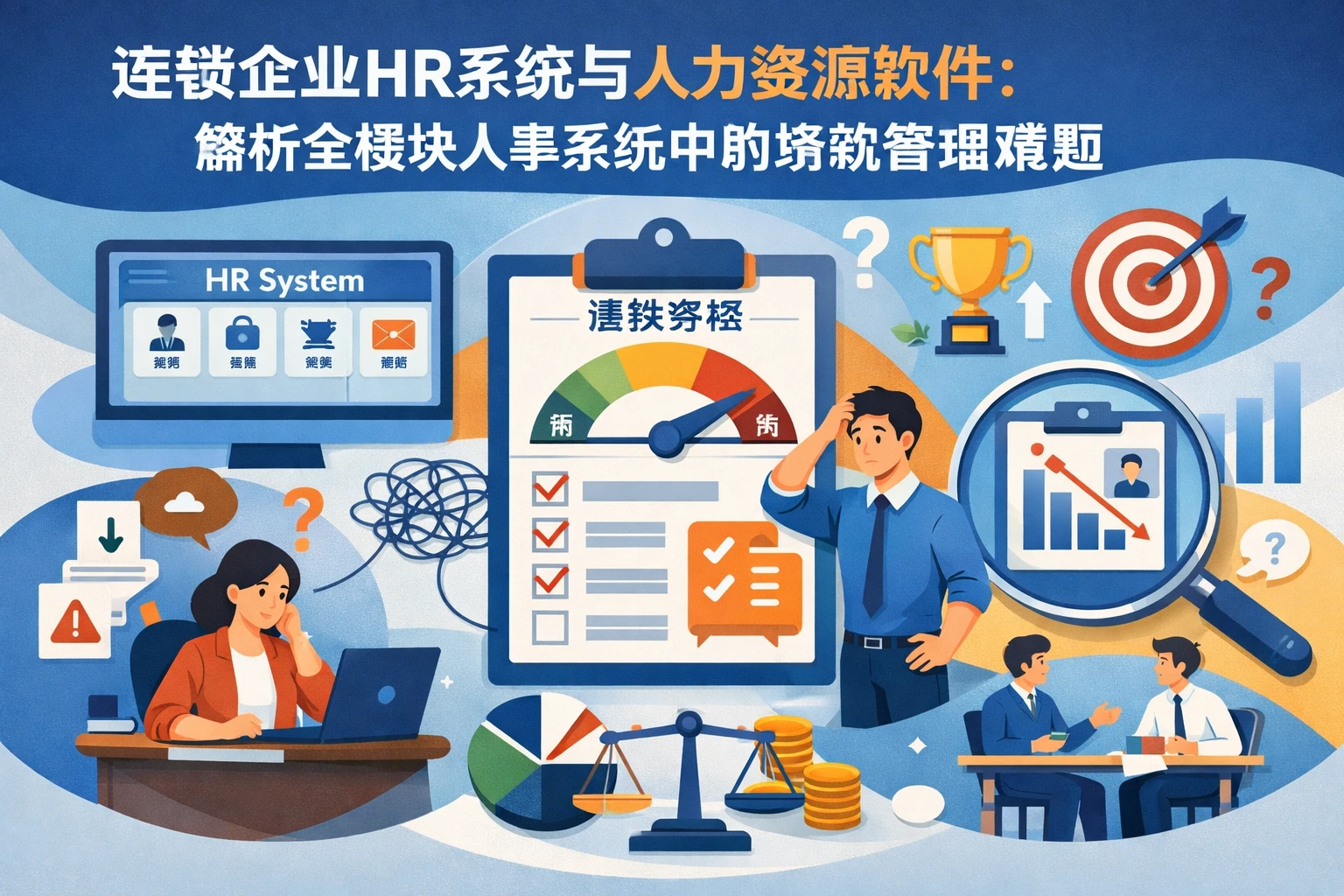 连锁企业HR系统与人力资源软件：解析全模块人事系统中的绩效管理难题