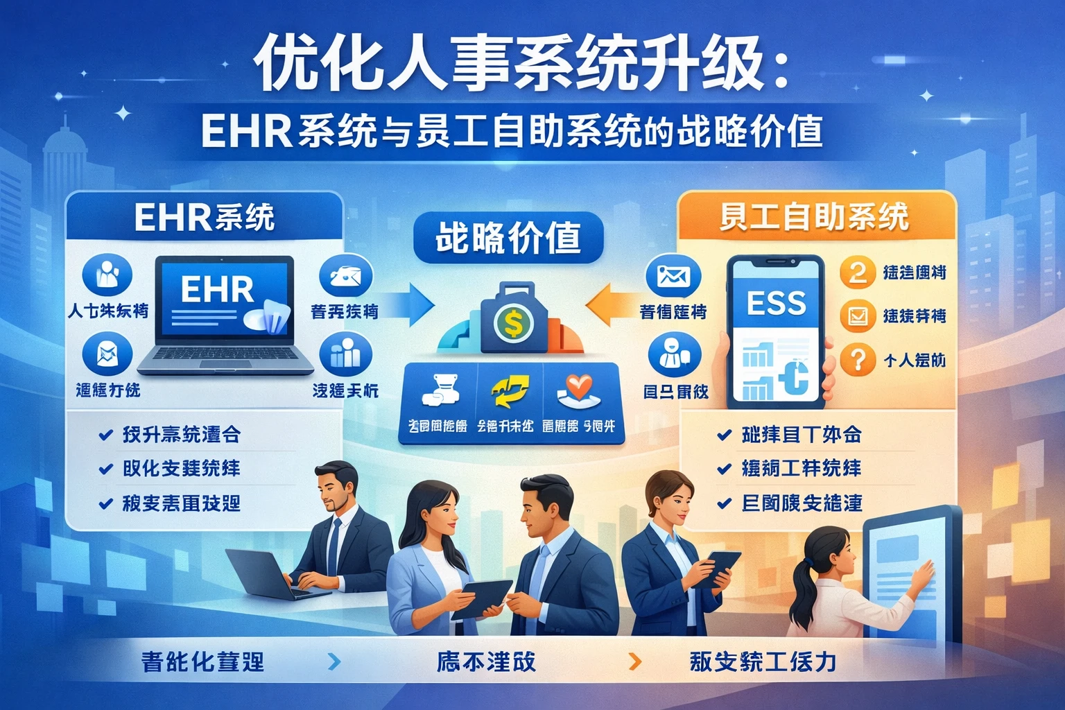 优化人事系统升级:EHR系统与员工自助系统的战略价值