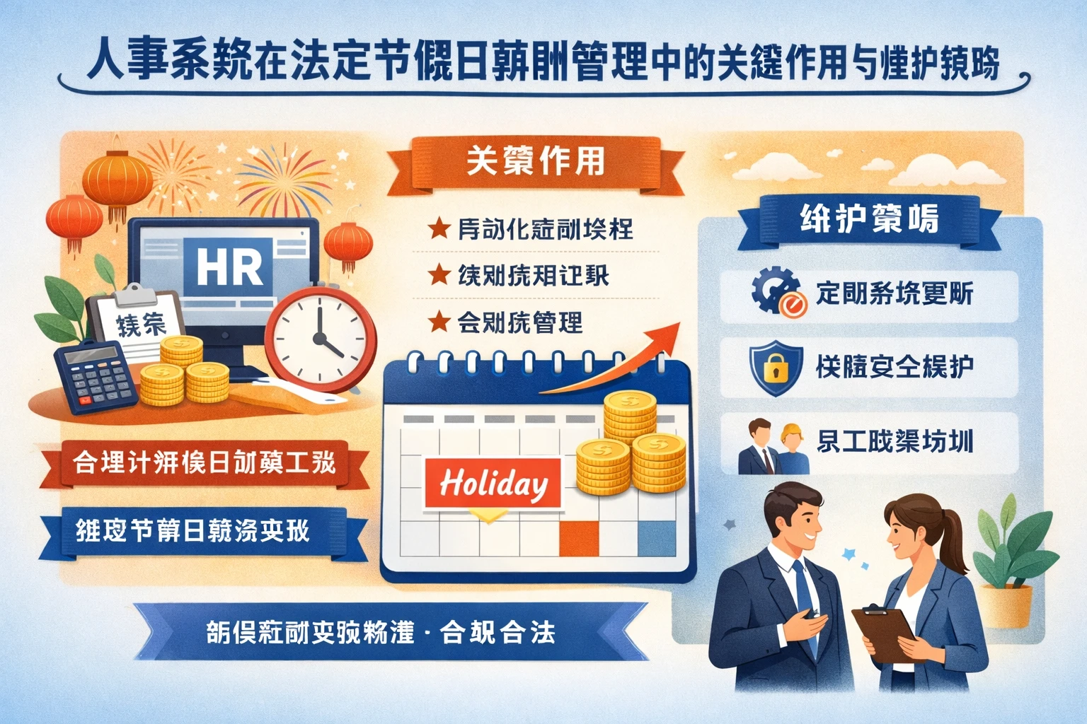 人事系统在法定节假日薪酬管理中的关键作用与维护策略