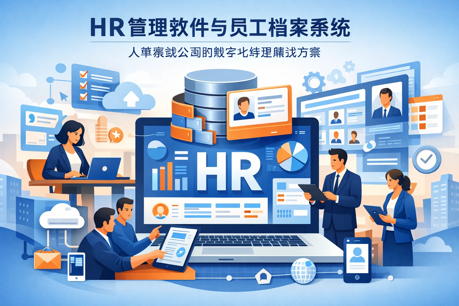 HR管理软件与员工档案系统：人事系统公司的数字化转型解决方案