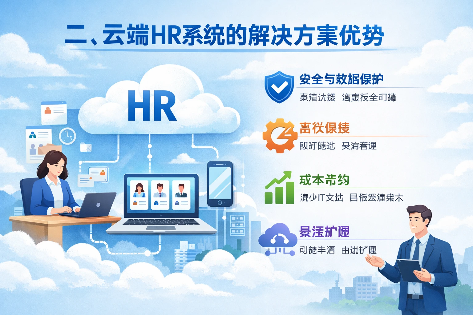 二、云端HR系统的解决方案优势