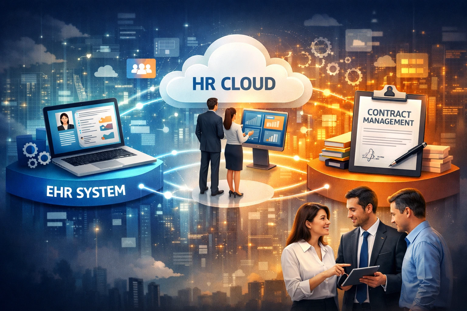 现代企业人力资源管理：EHR系统、人力资源云系统与劳动合同管理系统的整合应用