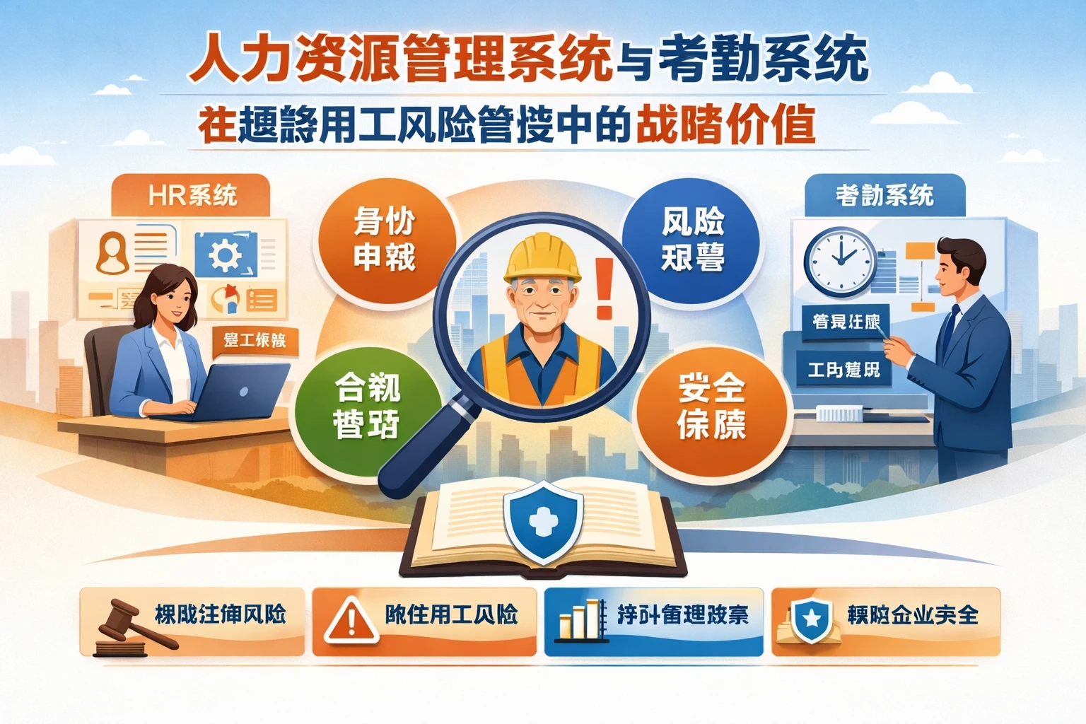 人力资源管理系统与考勤系统在超龄用工风险管控中的战略价值