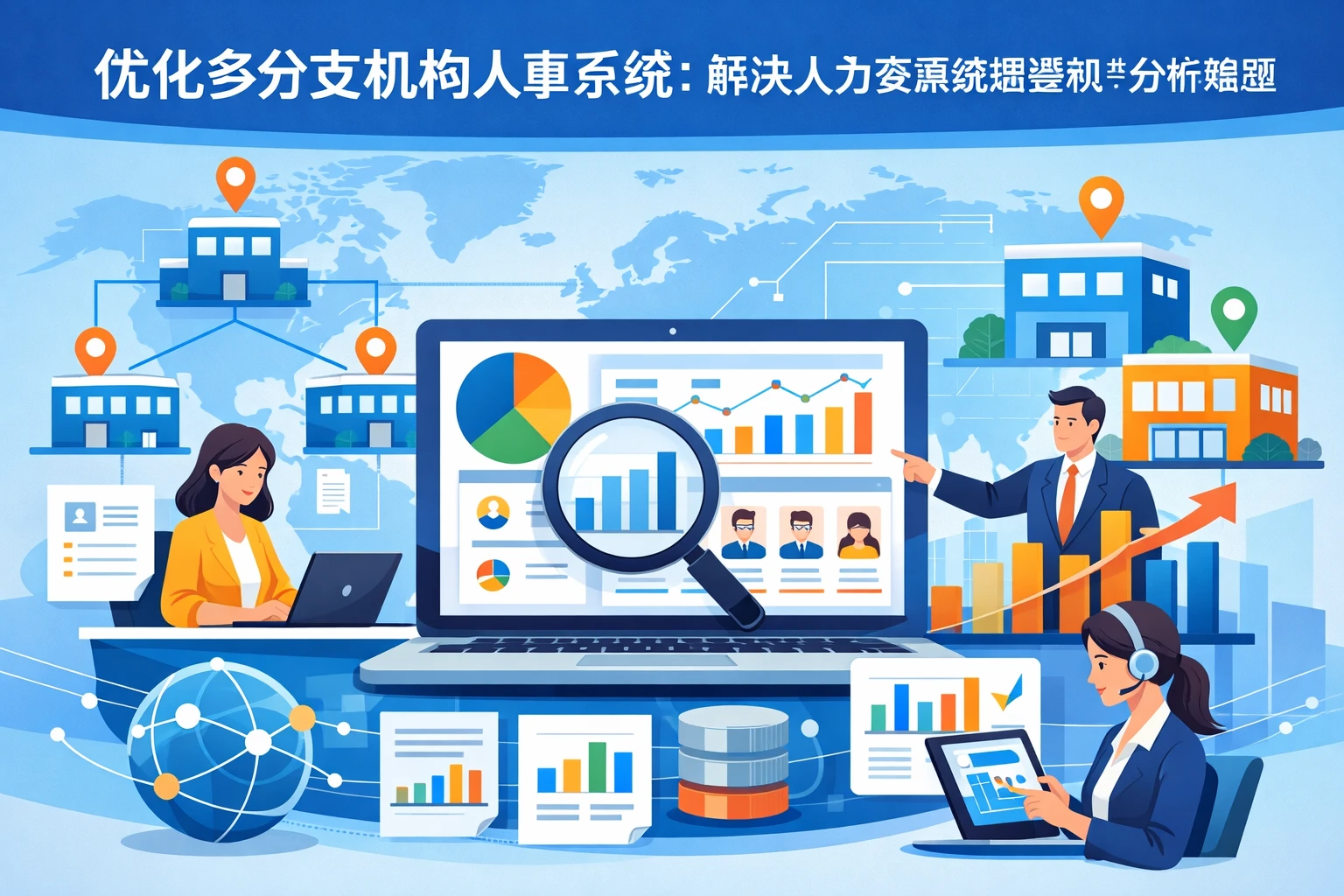 优化多分支机构人事系统：解决人力资源数据透视与分析难题