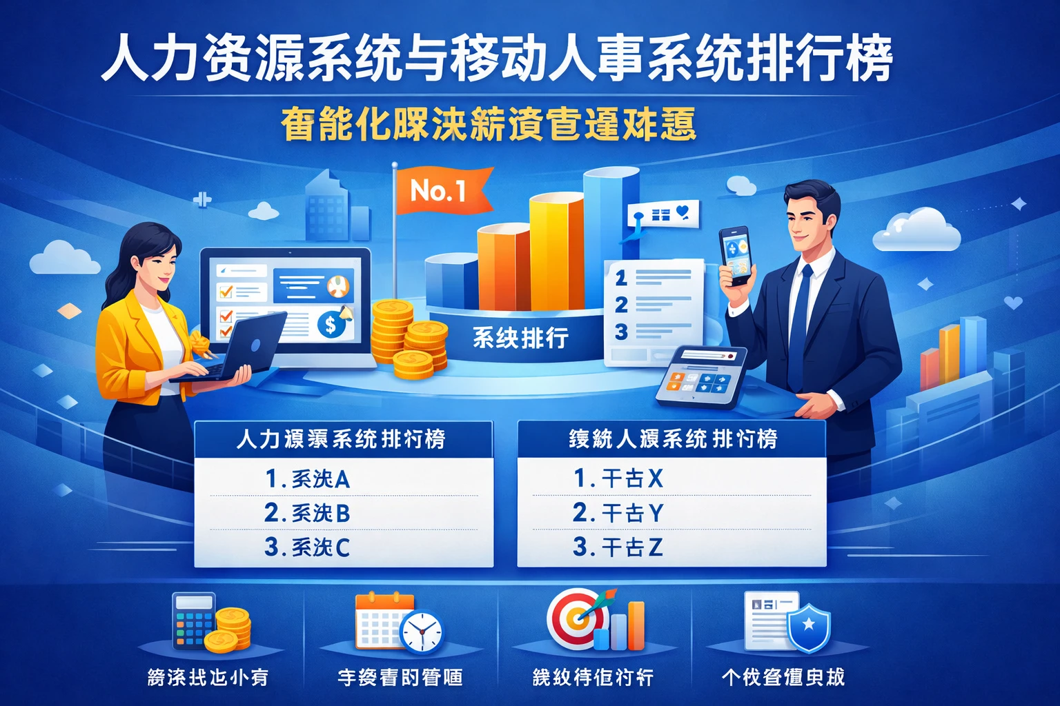 人力资源系统与移动人事系统排行榜：智能化解决薪资管理难题