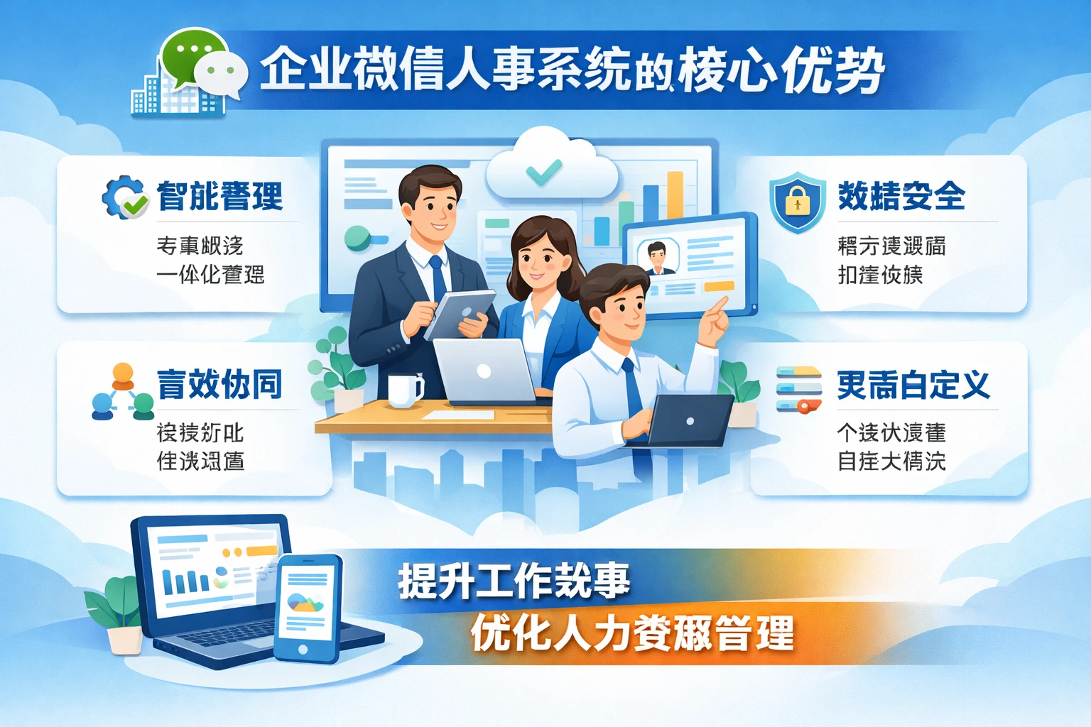 企业微信人事系统的核心优势