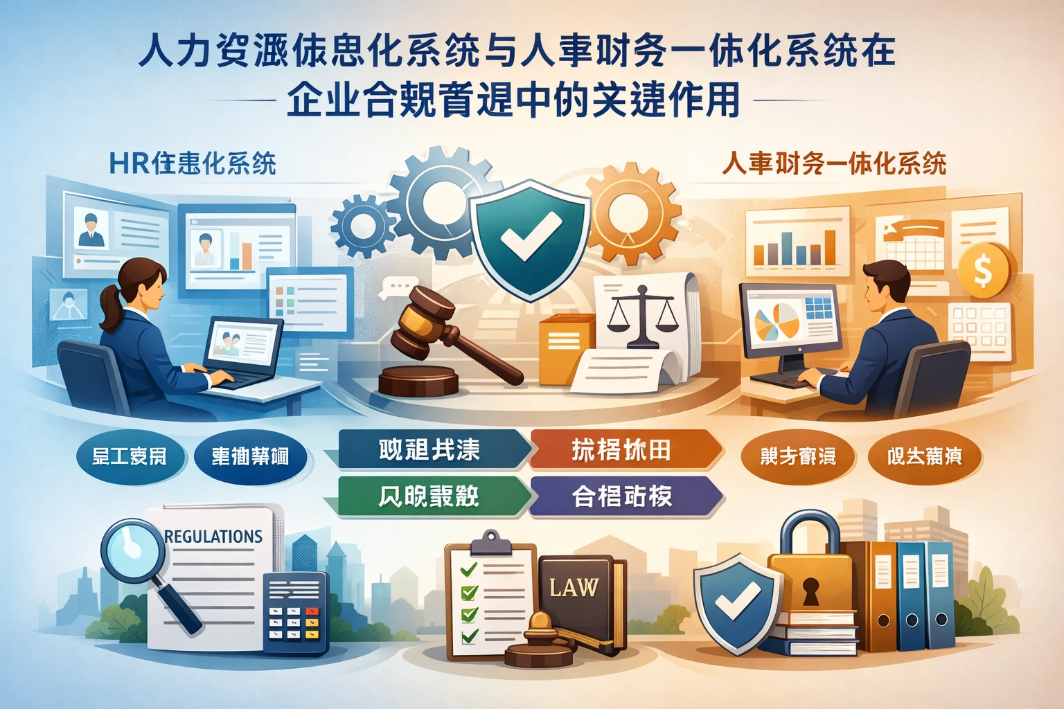 人力资源信息化系统与人事财务一体化系统在企业合规管理中的关键作用
