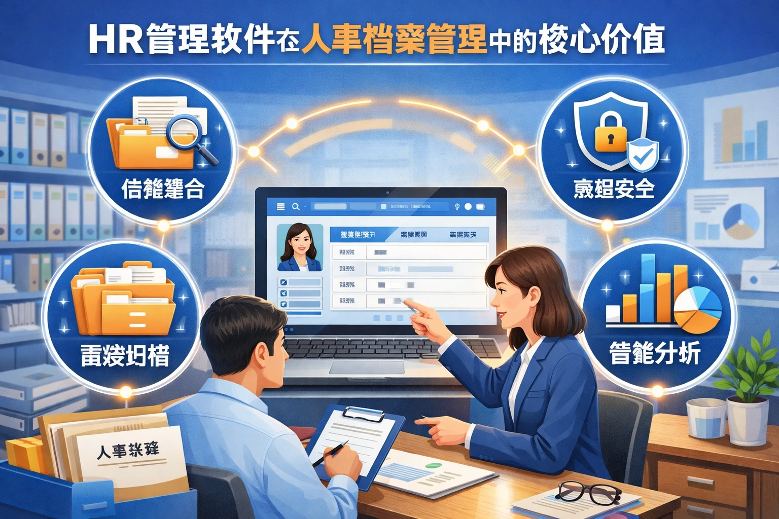 HR管理软件在人事档案管理中的核心价值