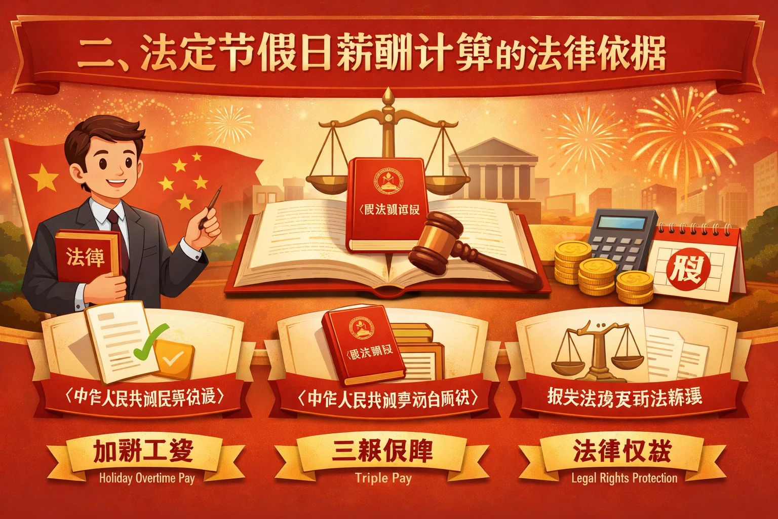 二、法定节假日薪酬计算的法律依据