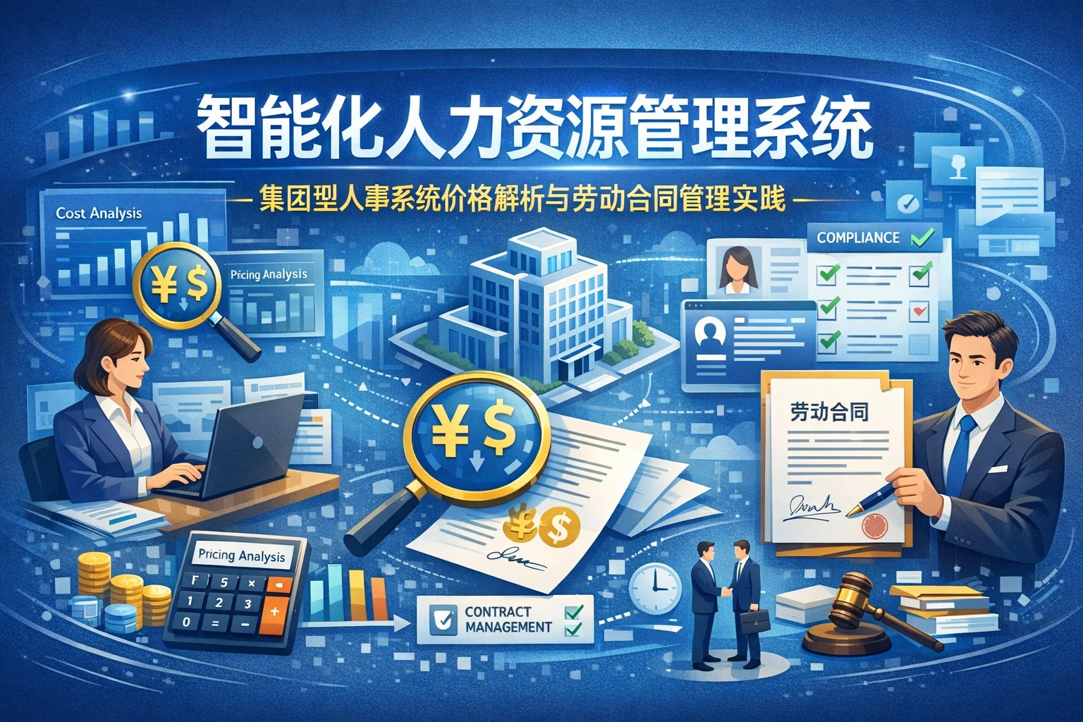 智能化人力资源管理系统：集团型人事系统价格解析与劳动合同管理实践