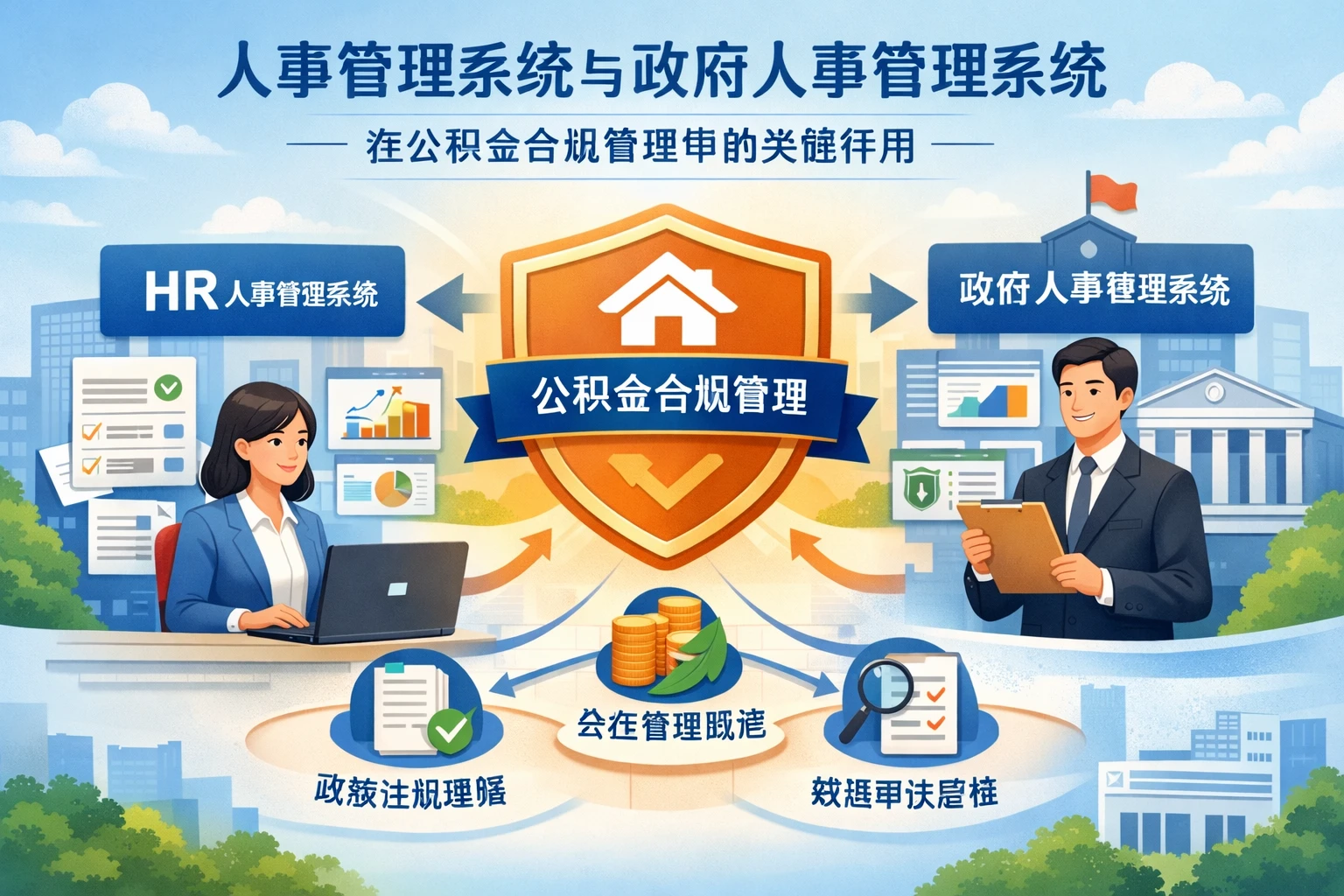 人事管理系统与政府人事管理系统在公积金合规管理中的关键作用