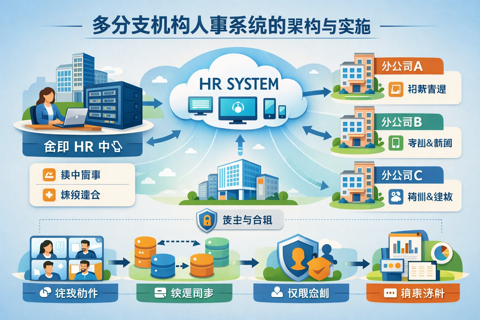 多分支机构人事系统的架构与实施