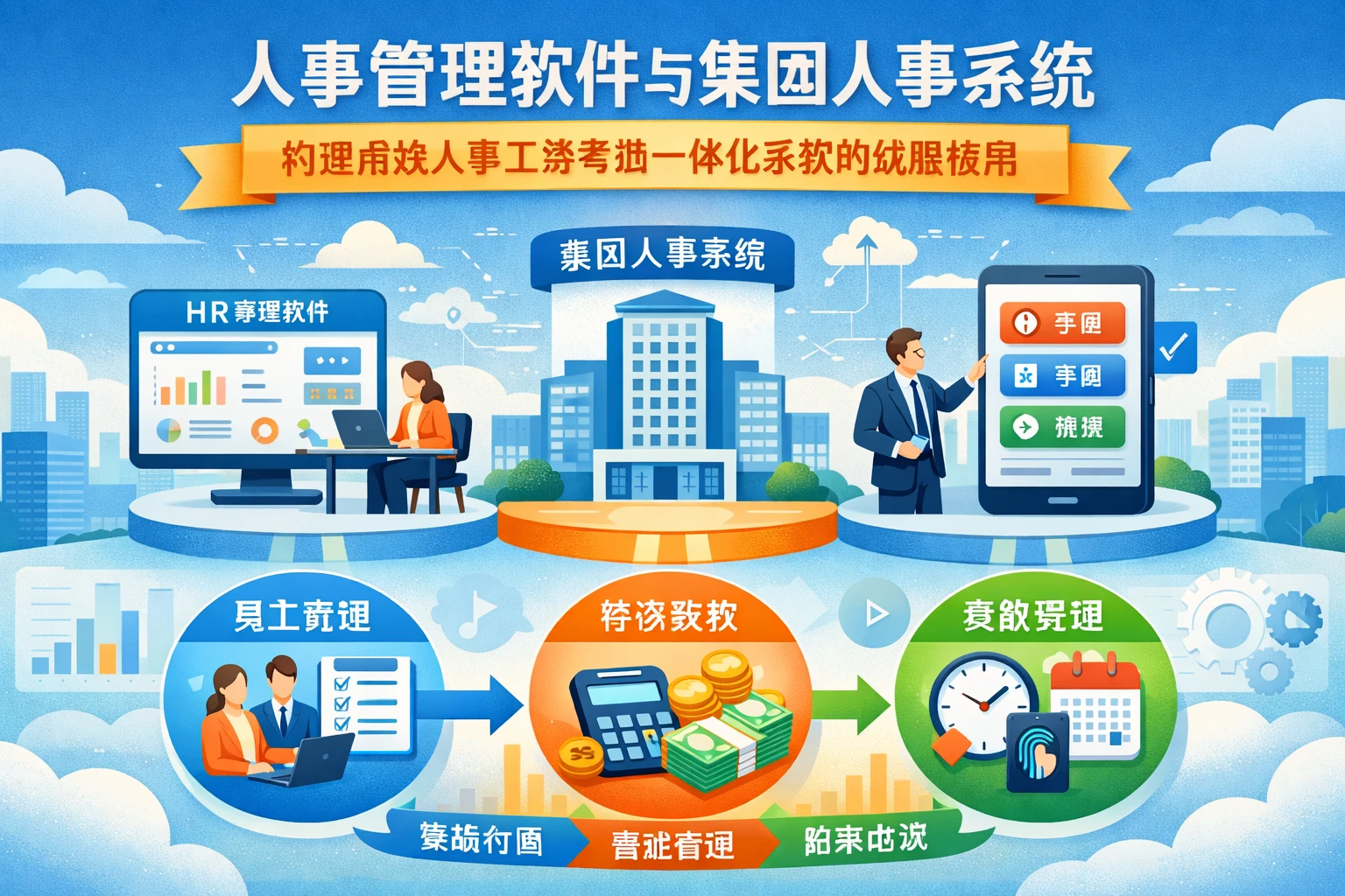 人事管理软件与集团人事系统:构建高效人事工资考勤一体化系统的战略指南