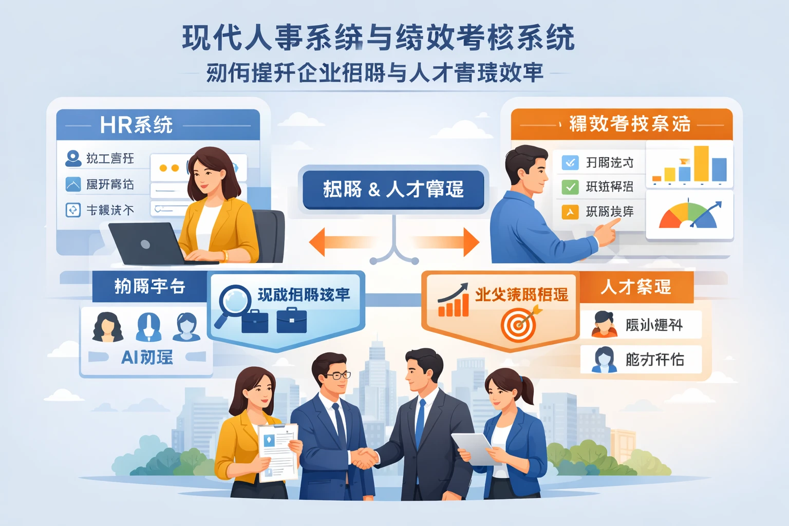 现代人事系统与绩效考核系统如何提升企业招聘与人才管理效率