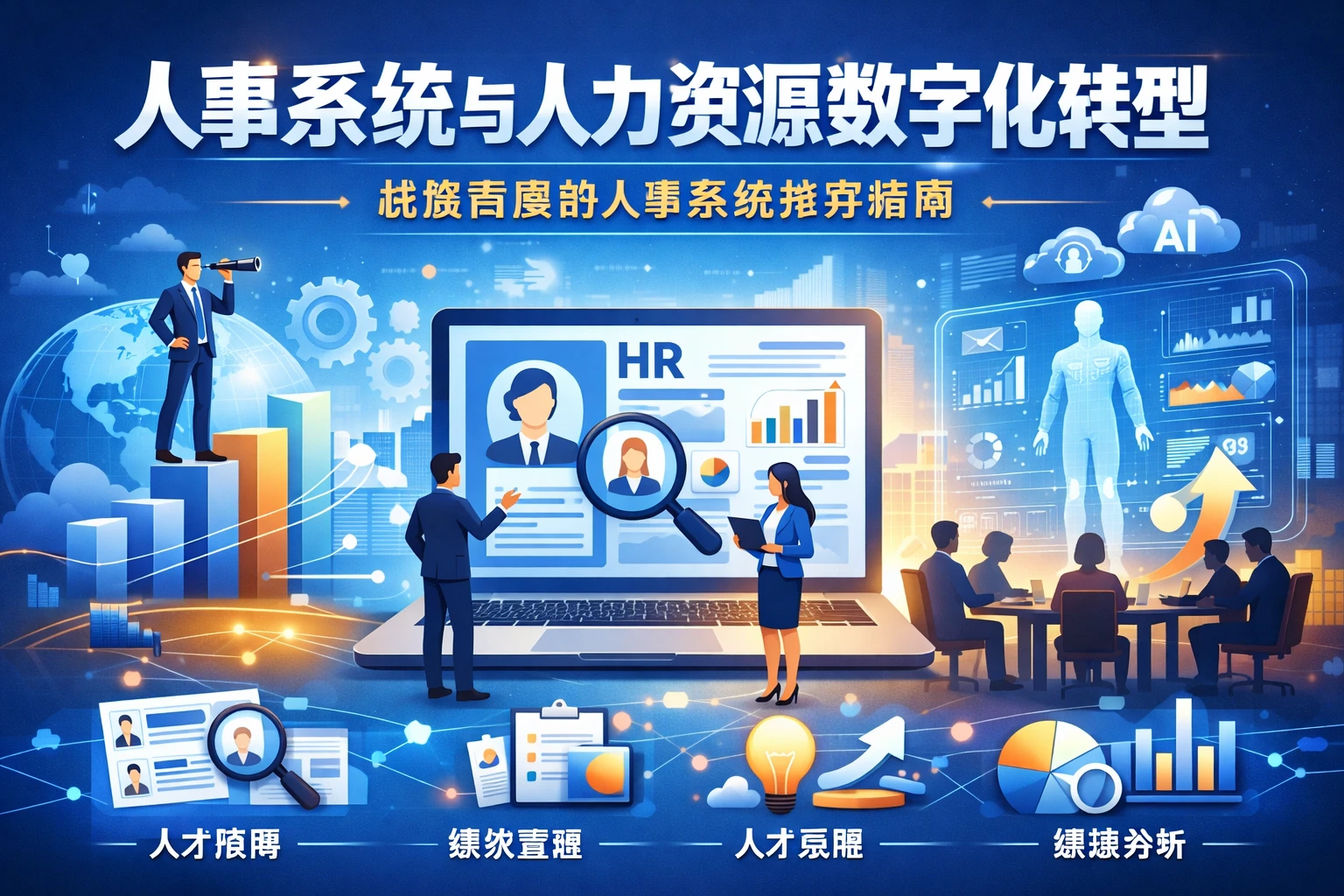 人事系统与人力资源数字化转型：战略高度的人事系统推荐指南