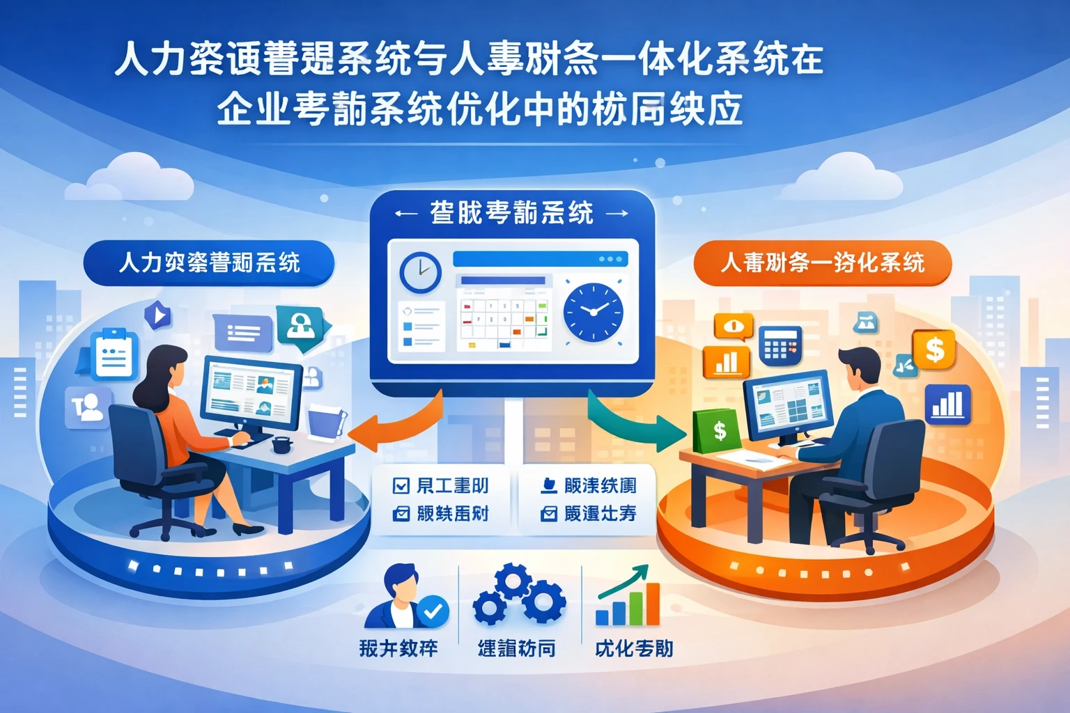 人力资源管理系统与人事财务一体化系统在企业考勤系统优化中的协同效应