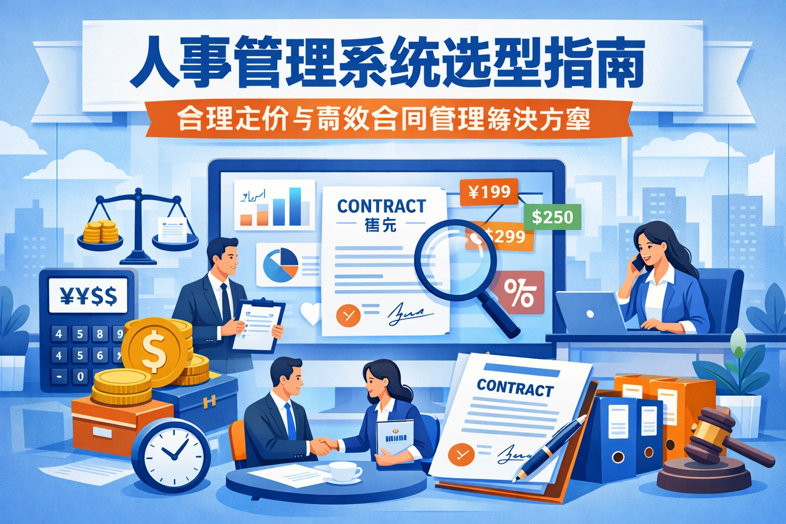 人事管理系统选型指南：合理定价与高效合同管理解决方案