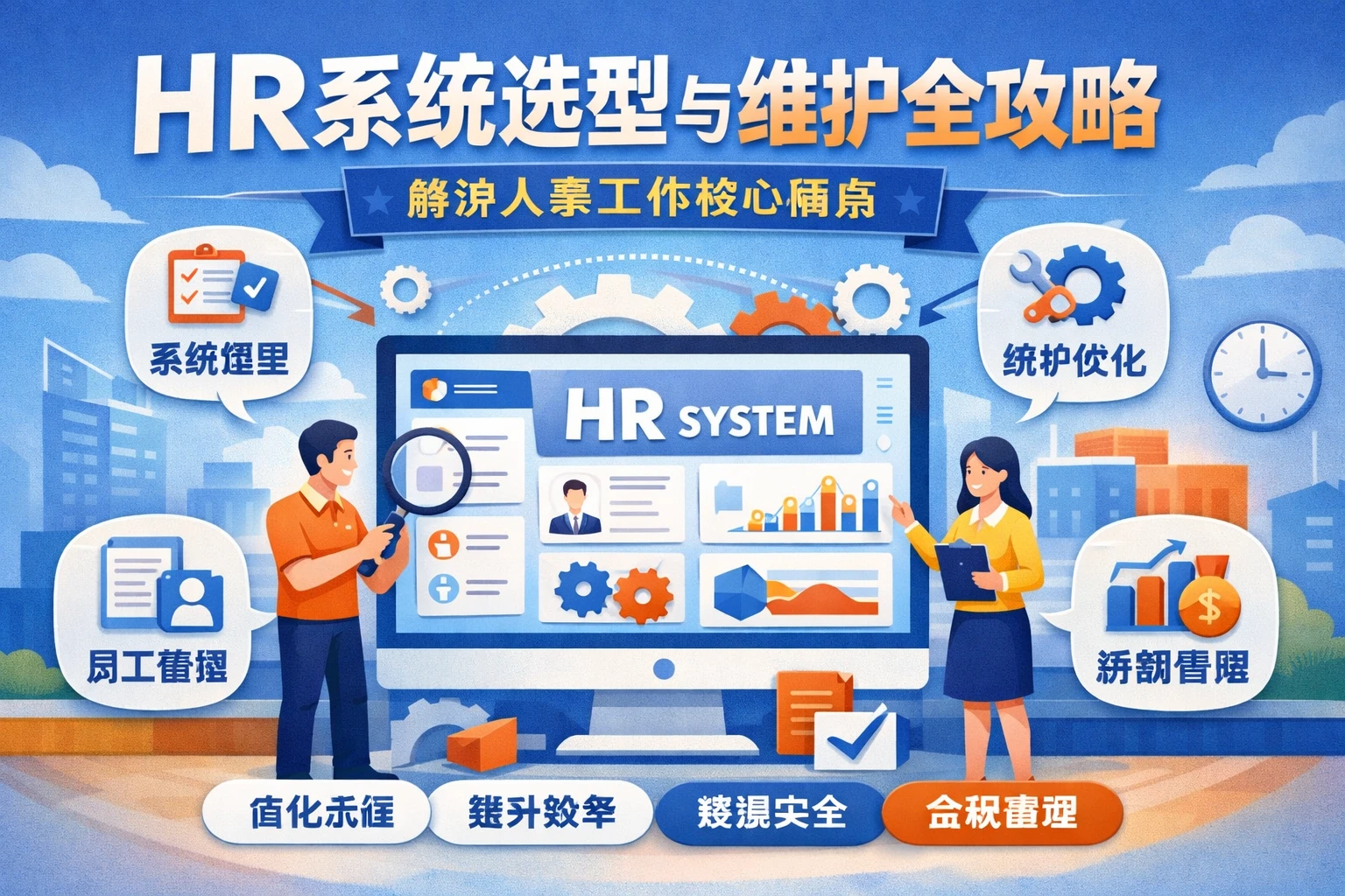 HR系统选型与维护全攻略：解决人事工作核心痛点