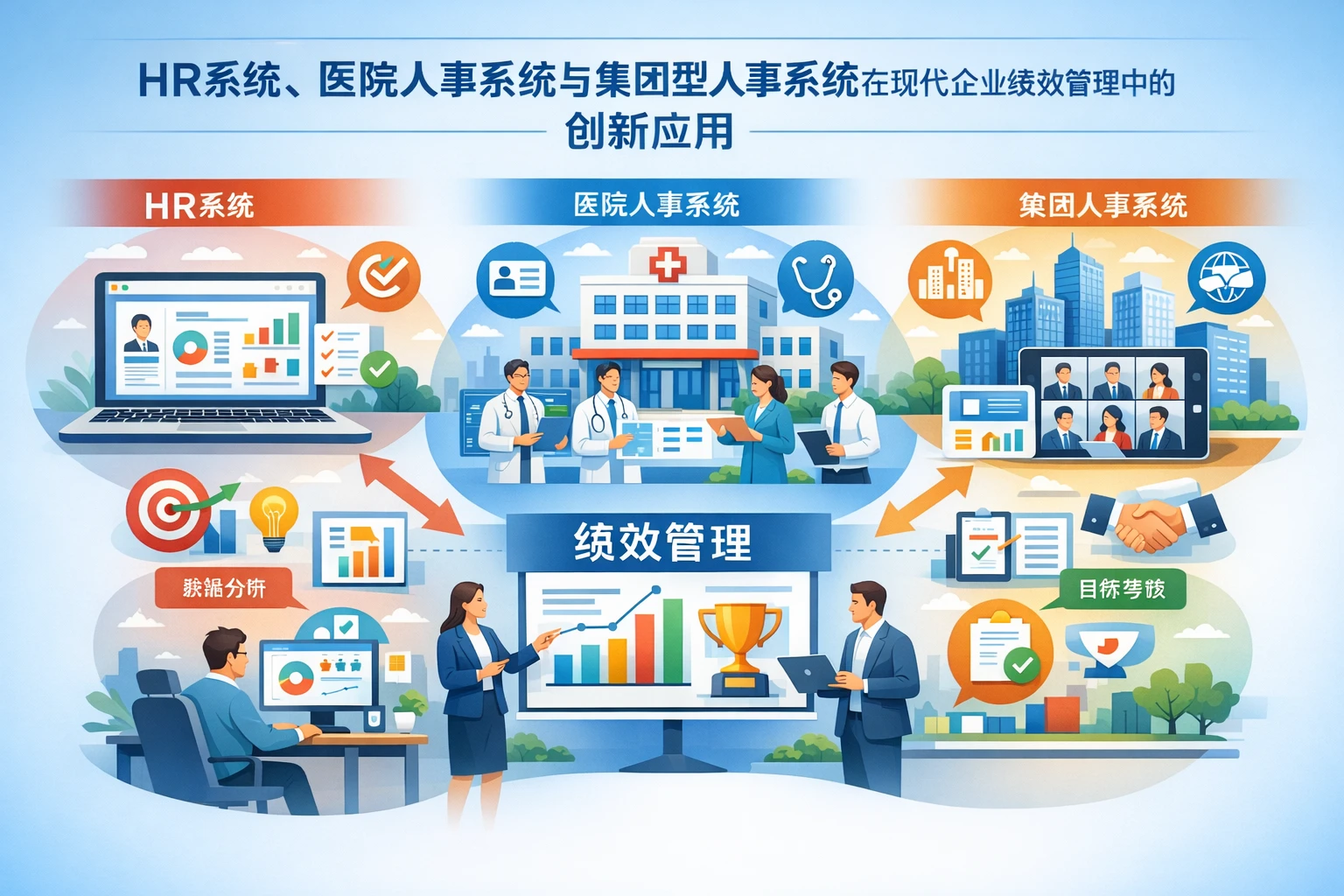HR系统、医院人事系统与集团型人事系统在现代企业绩效管理中的创新应用