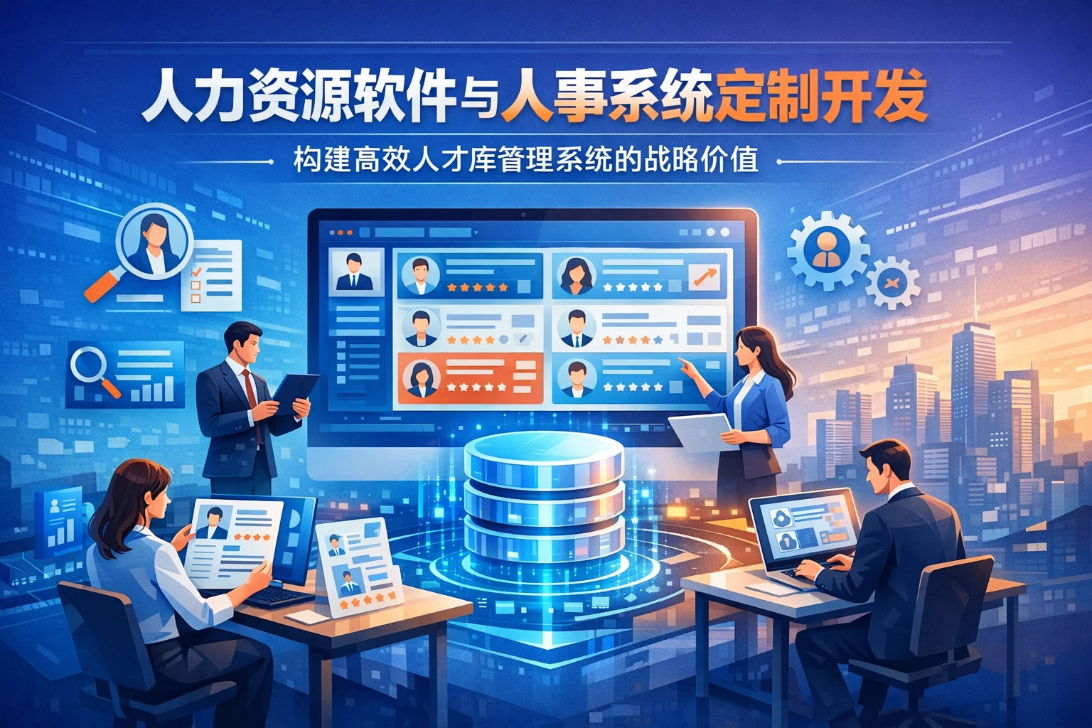 人力资源软件与人事系统定制开发：构建高效人才库管理系统的战略价值